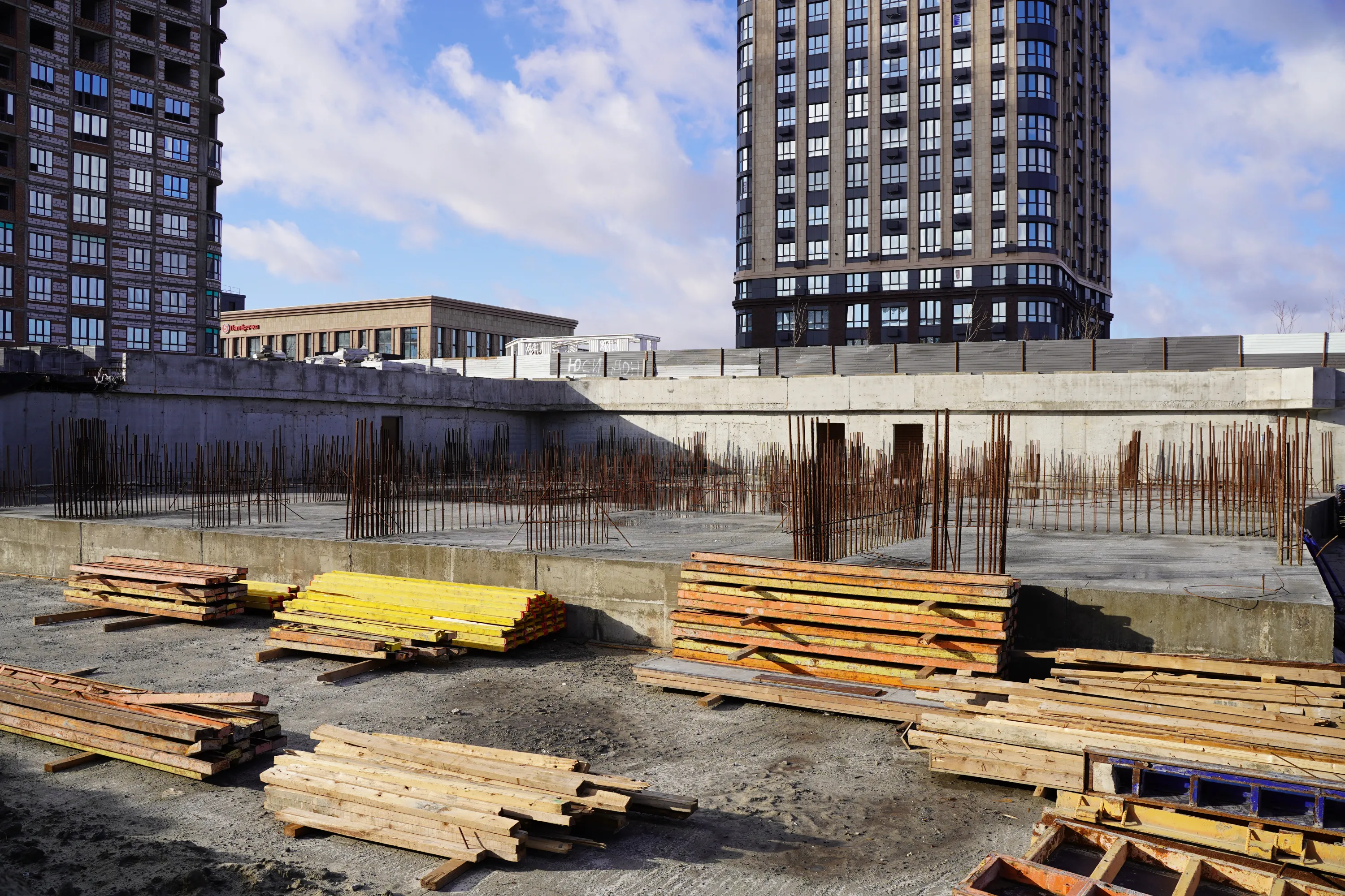 ЖК Левобережье ход строительства