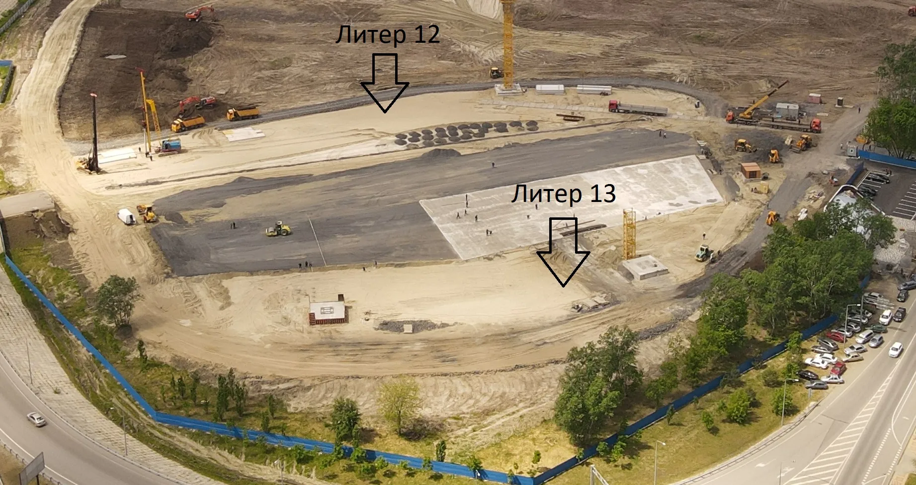 ЖК Левобережье ход строительства