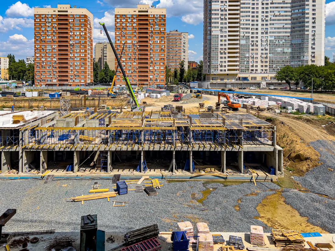 ЖК Frame (Фрейм) ход строительства