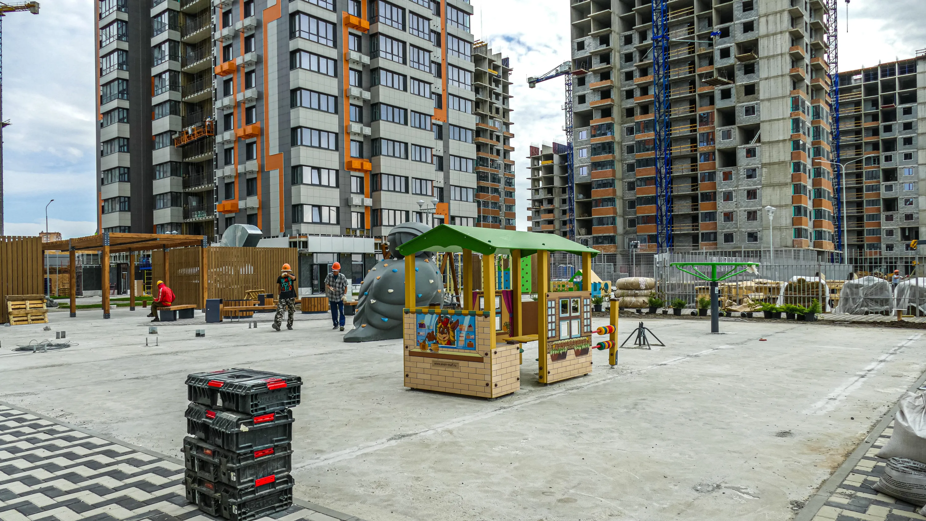 ЖК "Западные Аллеи" ход строительства