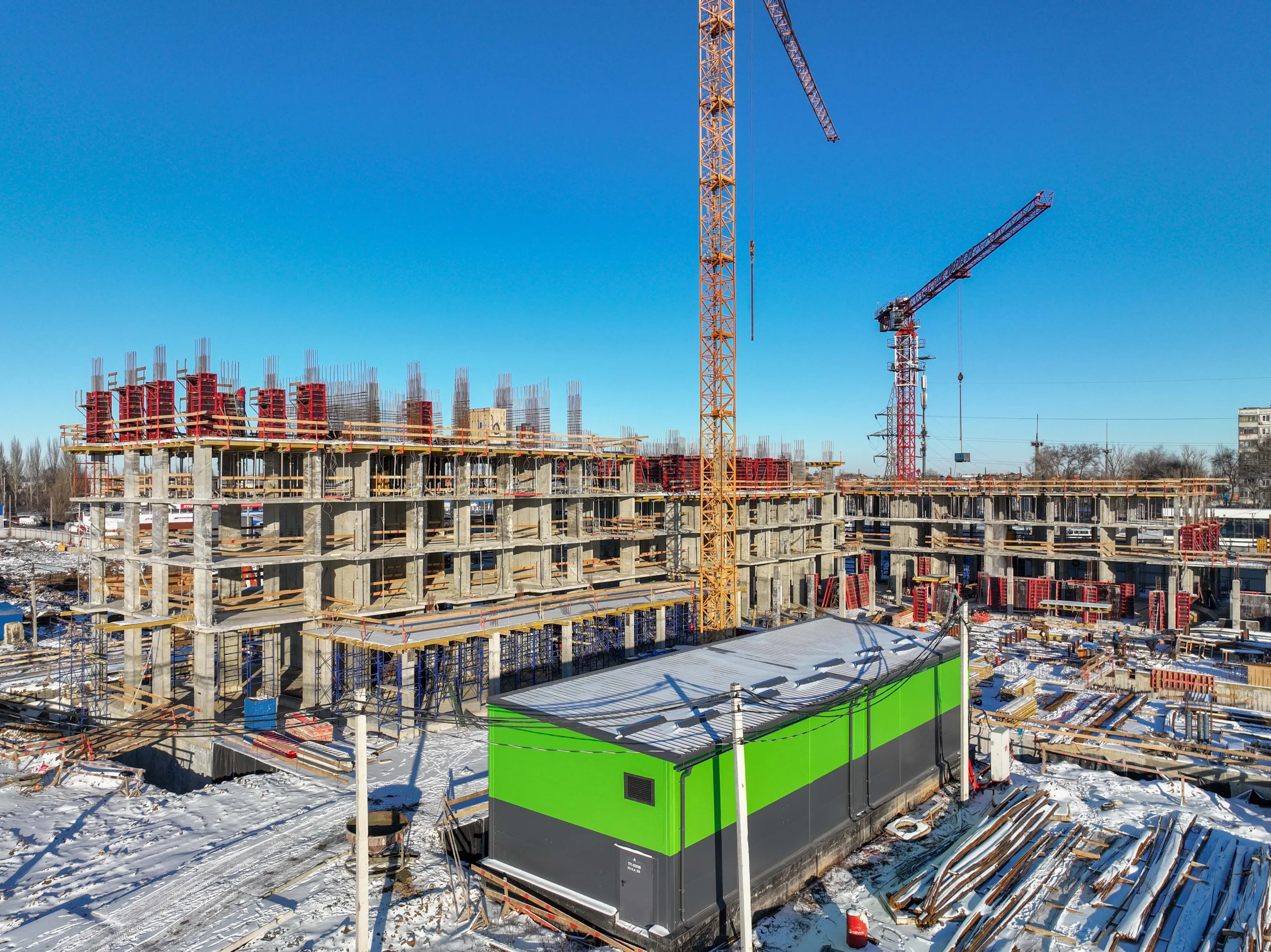 ЖК МАЛИНА ПАРК ход строительства