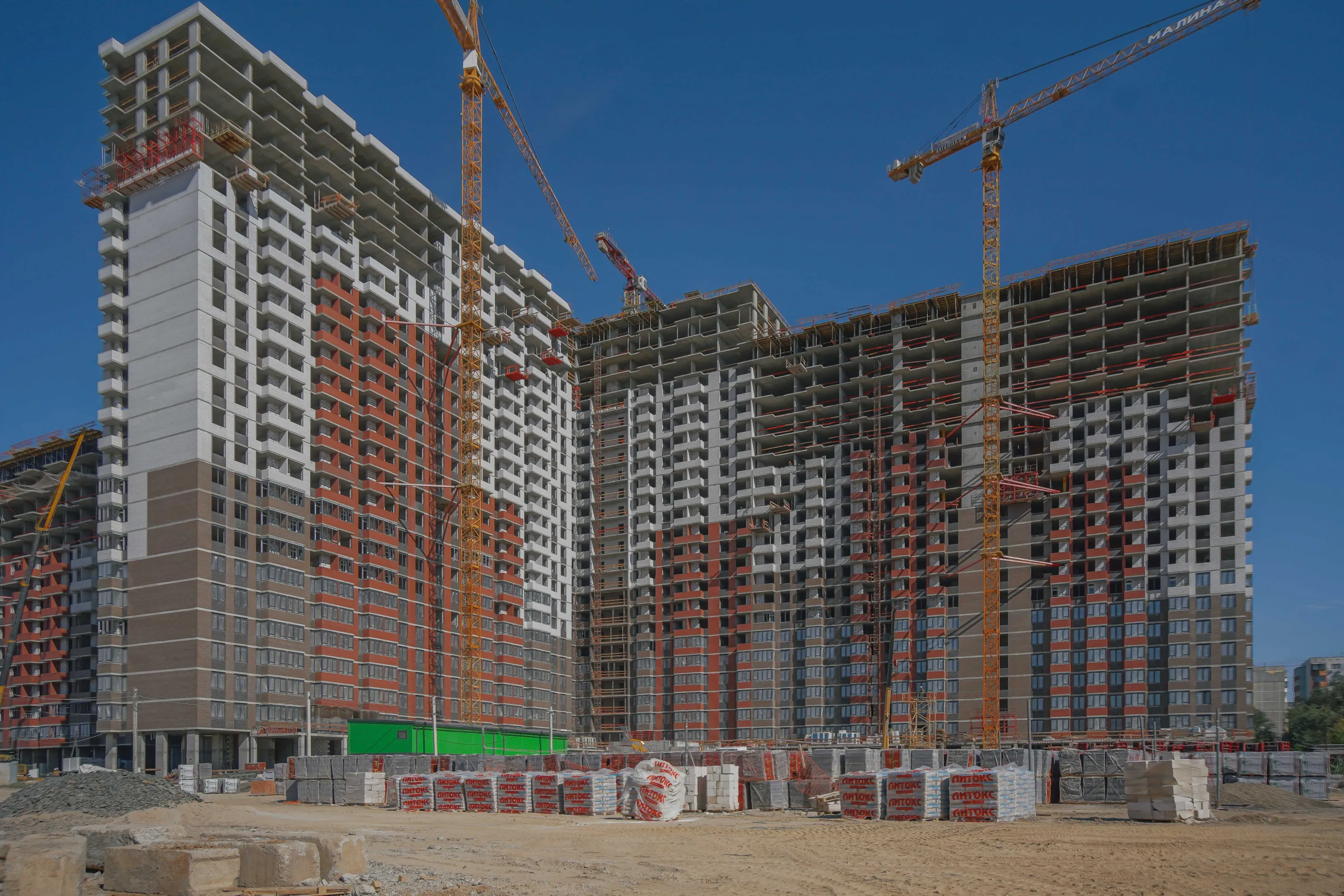 ЖК МАЛИНА ПАРК ход строительства