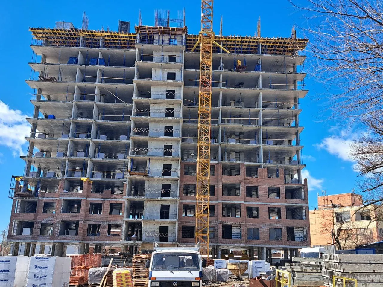 ЖК на Школьной ход строительства