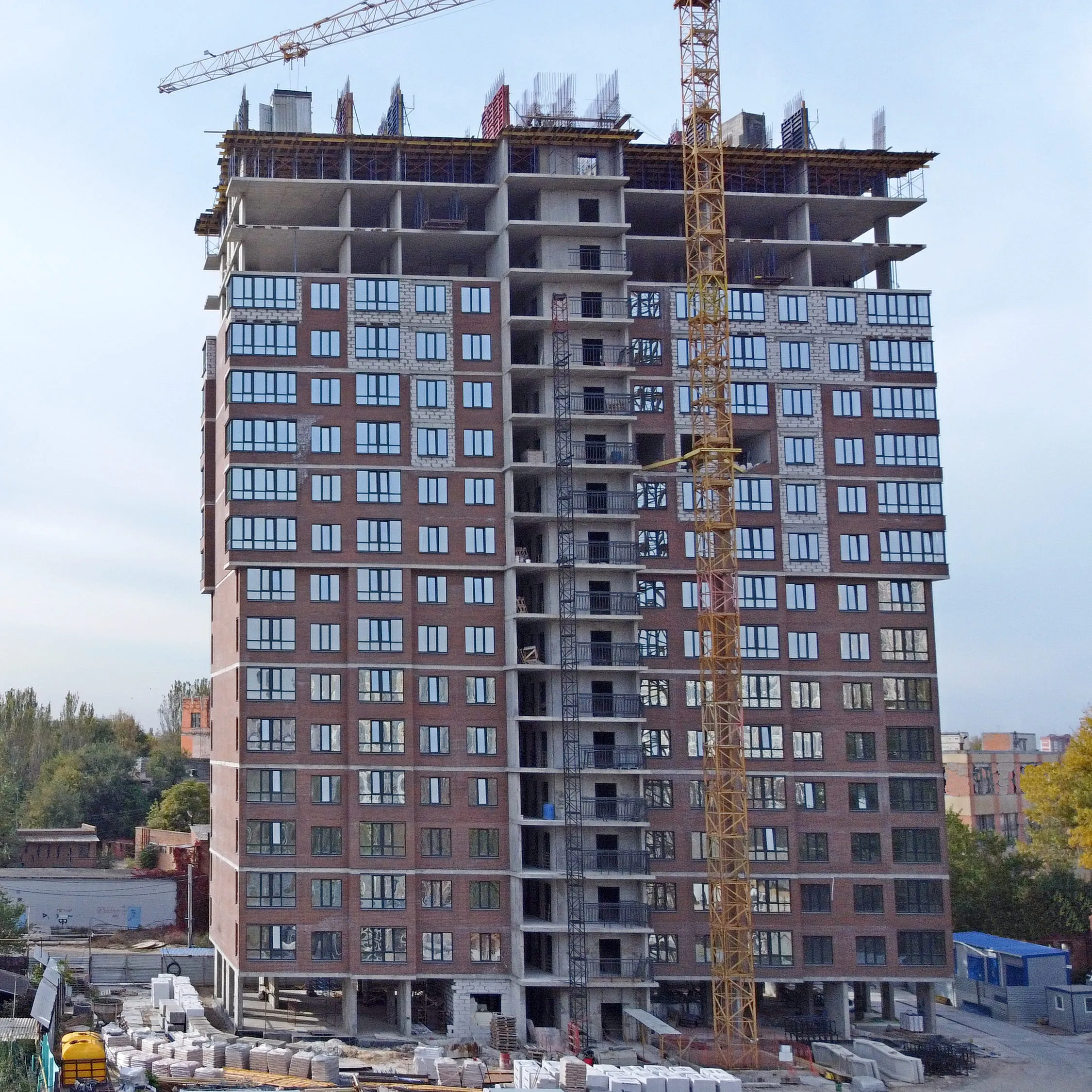 ЖК на Школьной ход строительства