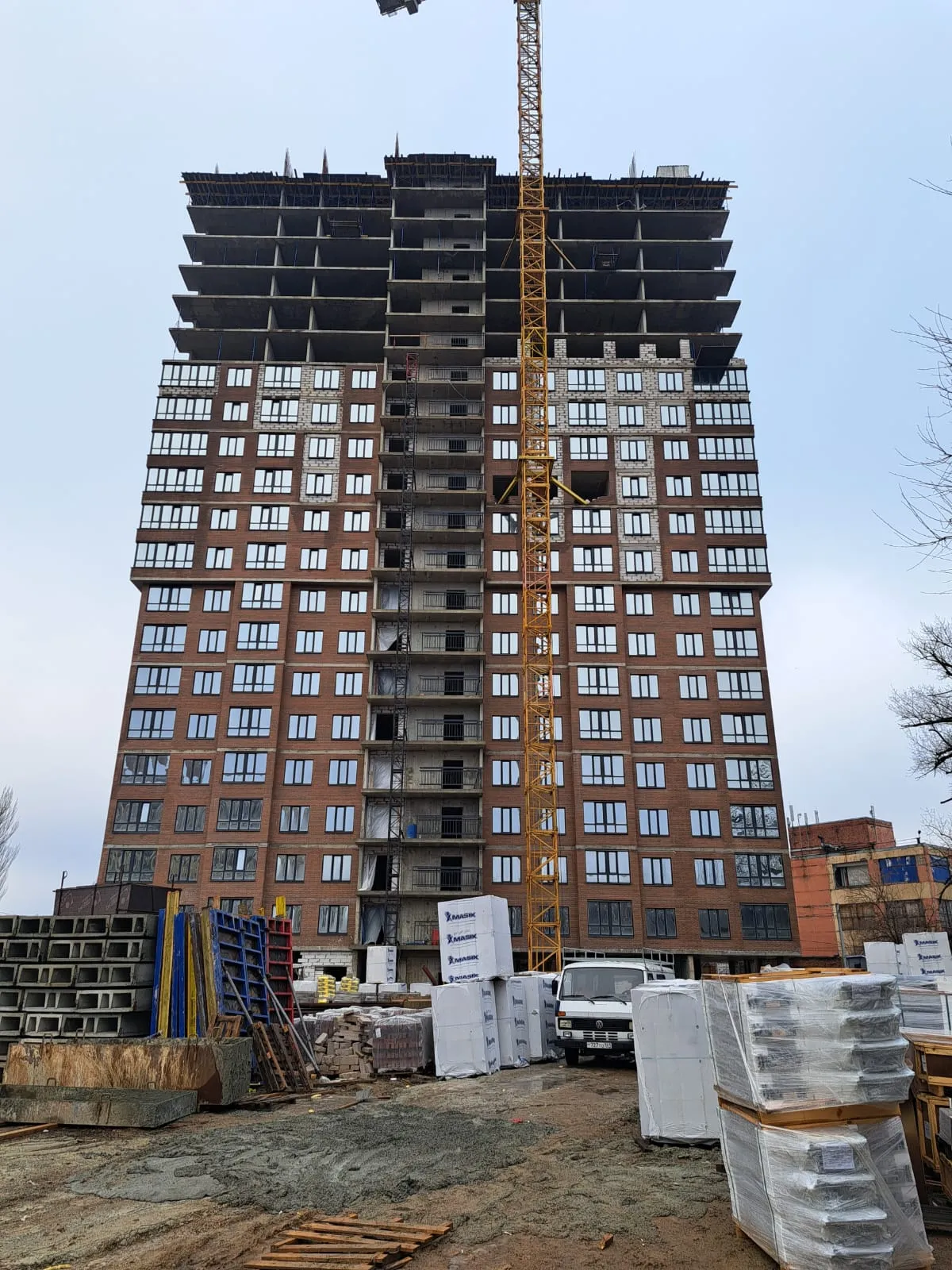 ЖК на Школьной ход строительства