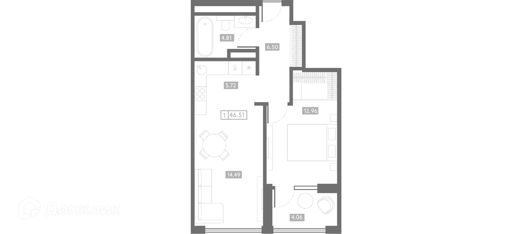 Фото квартиры в ЖК Клубный дом "Проявление"