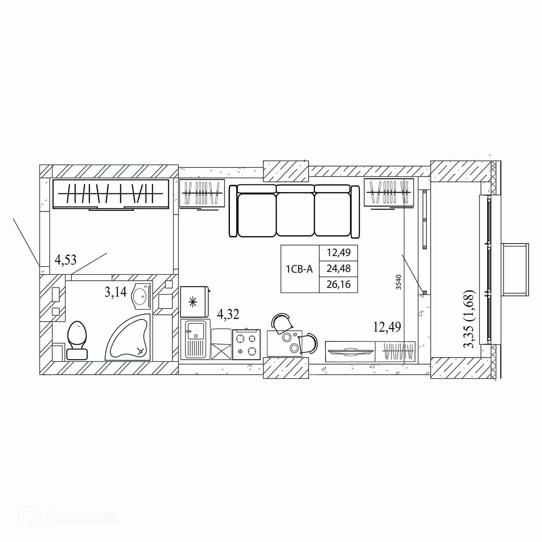Фото квартиры в ЖК Орион