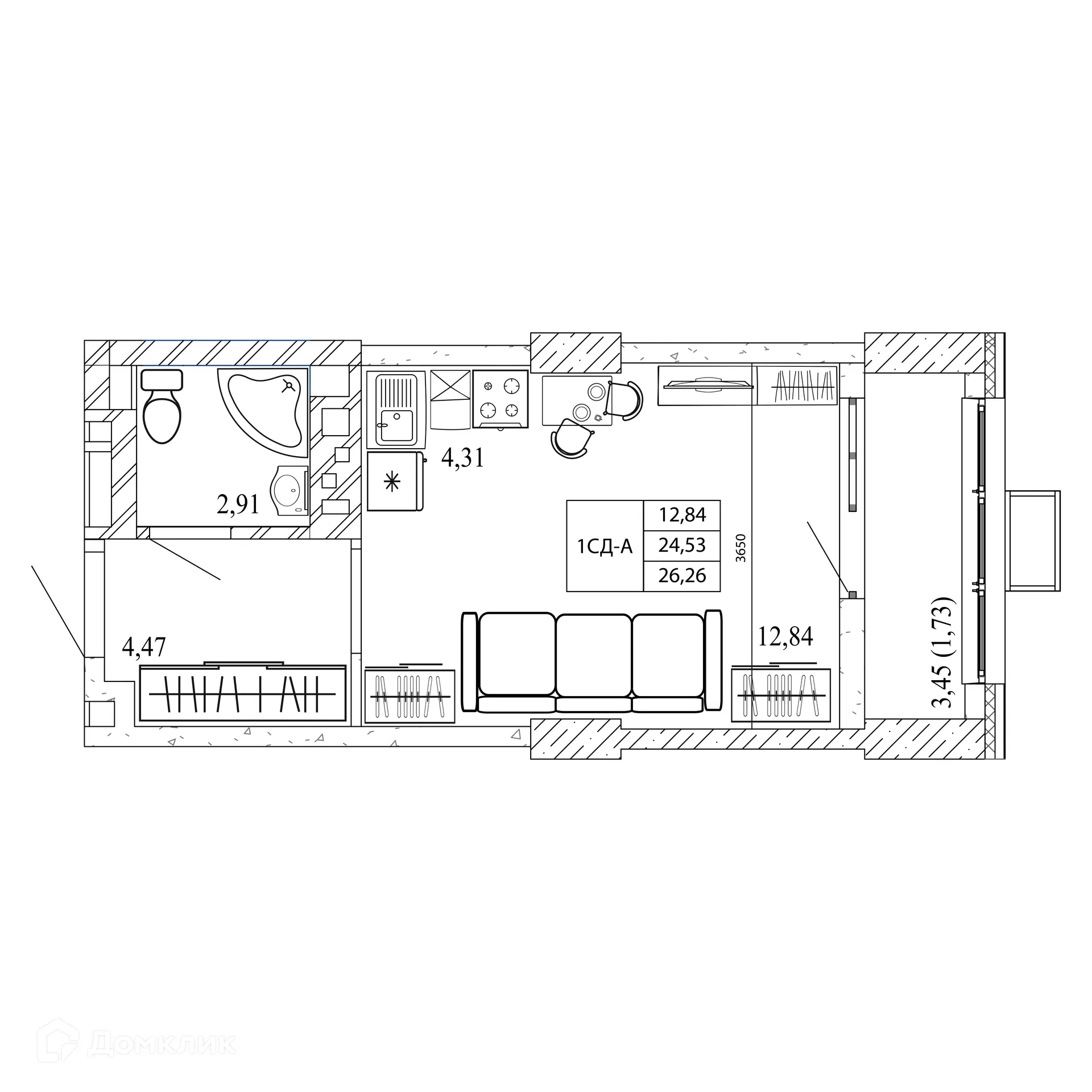 Фото квартиры в ЖК Орион