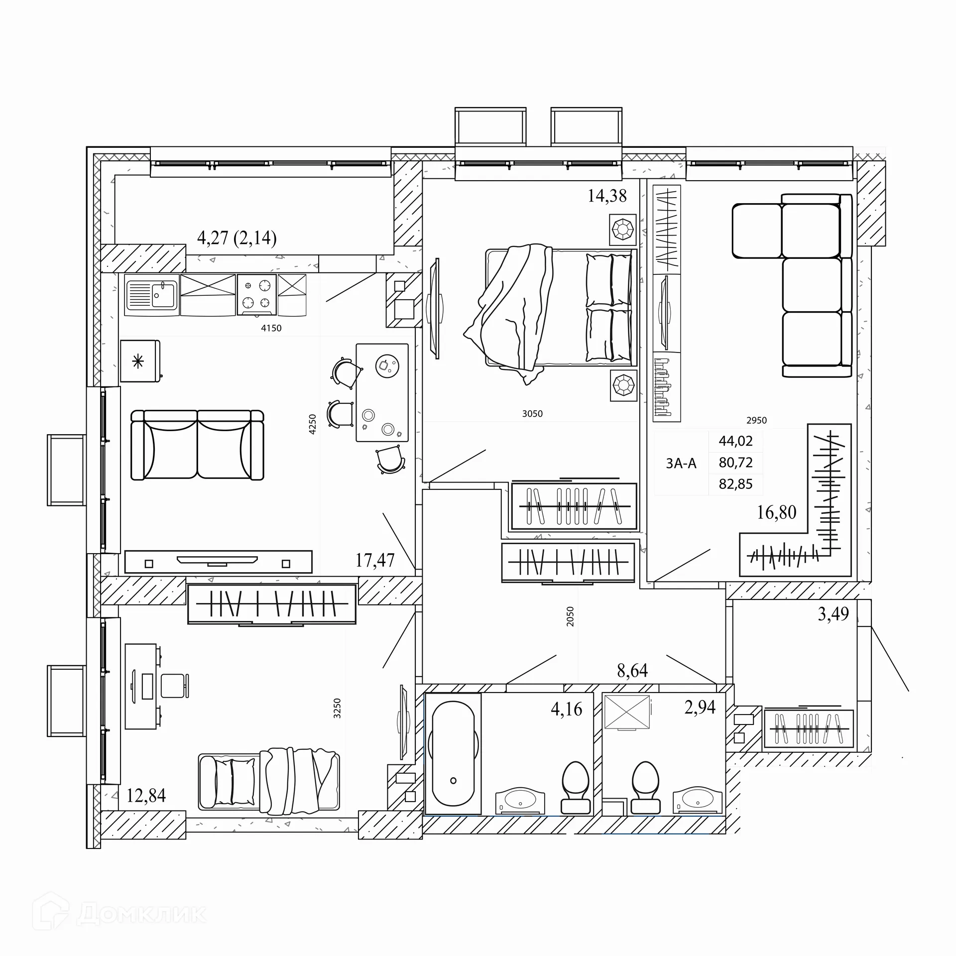 Фото квартиры в ЖК Орион