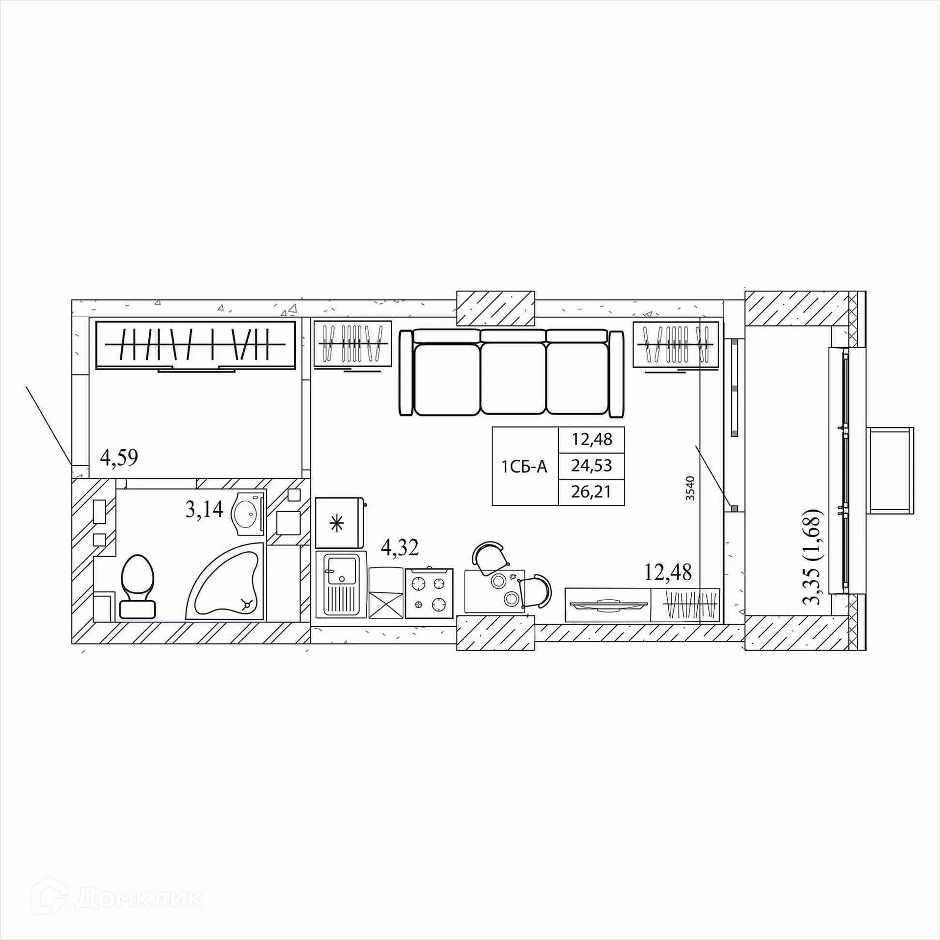 Фото квартиры в ЖК Орион