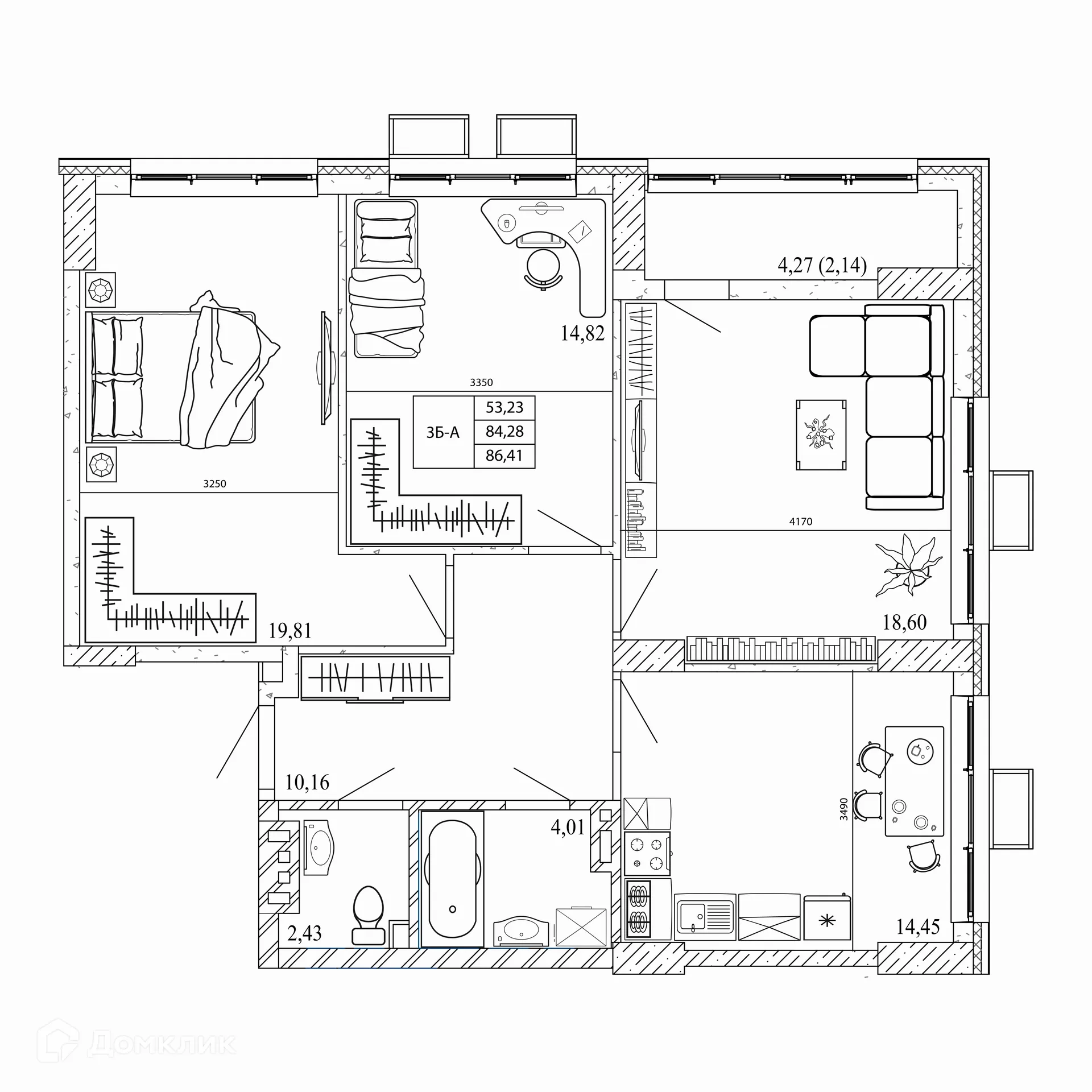 Фото квартиры в ЖК Орион