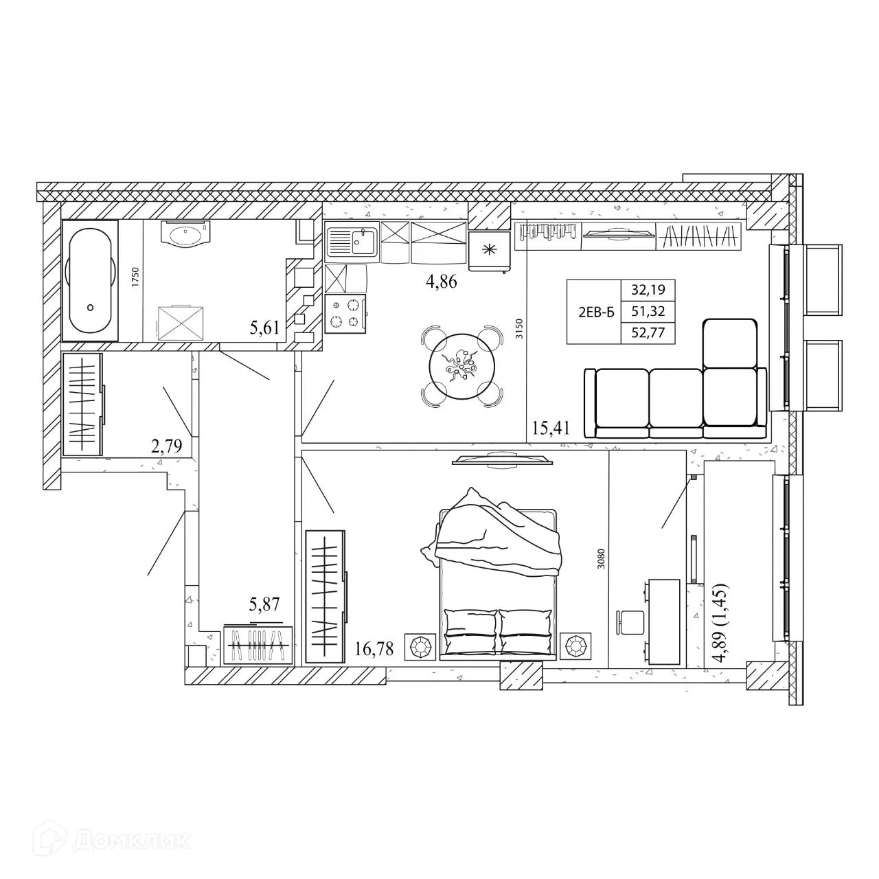 Фото квартиры в ЖК Орион