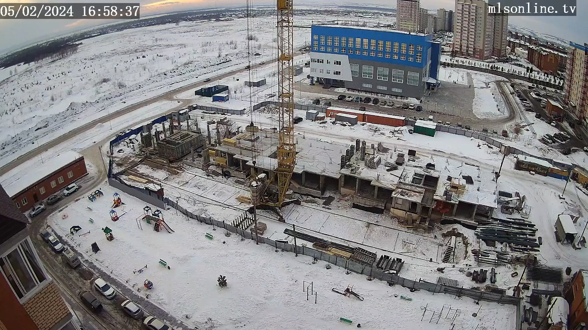 ЖК Микрорайон 8, д. 14, корпус Б ход строительства