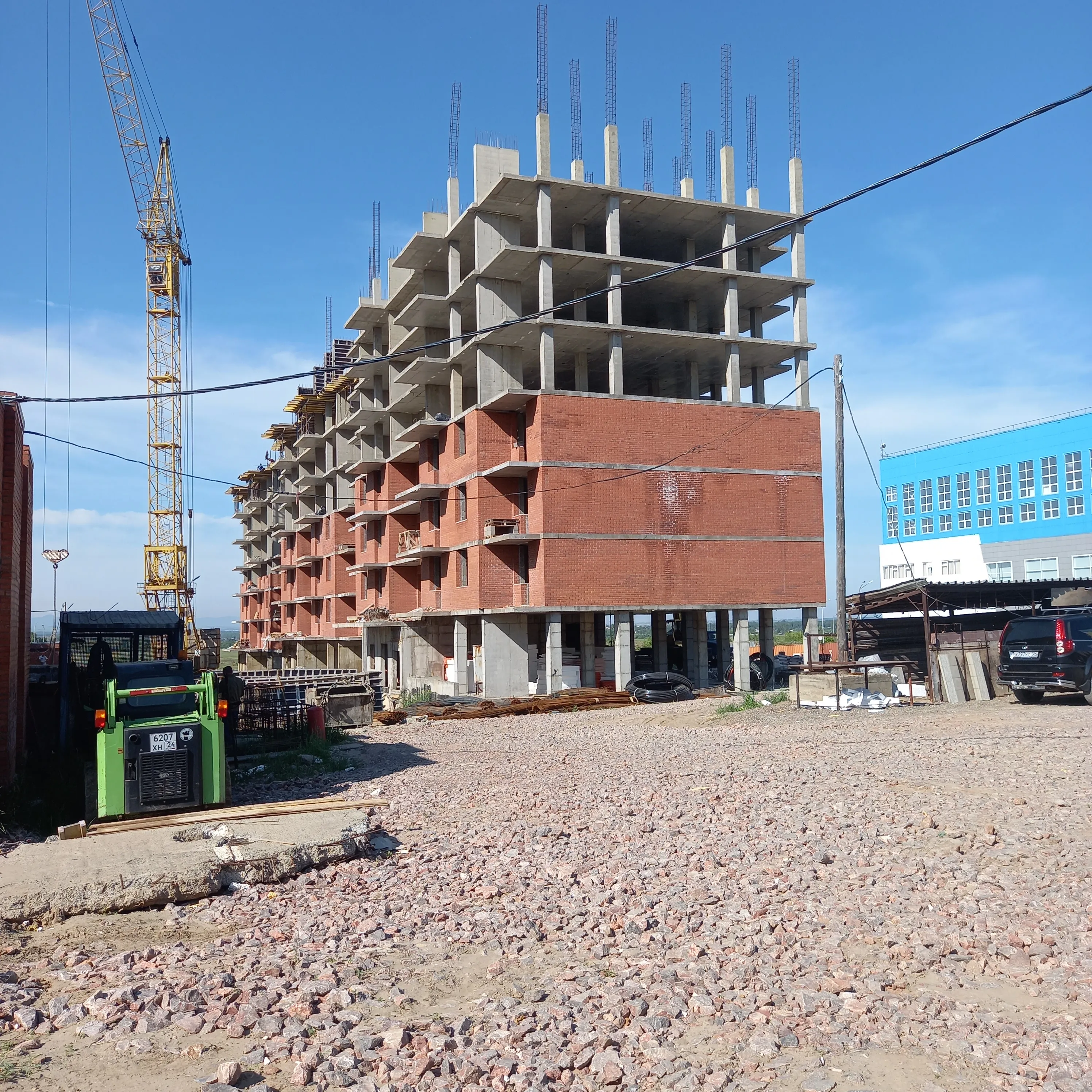 ЖК Микрорайон 8, д. 14, корпус Б ход строительства