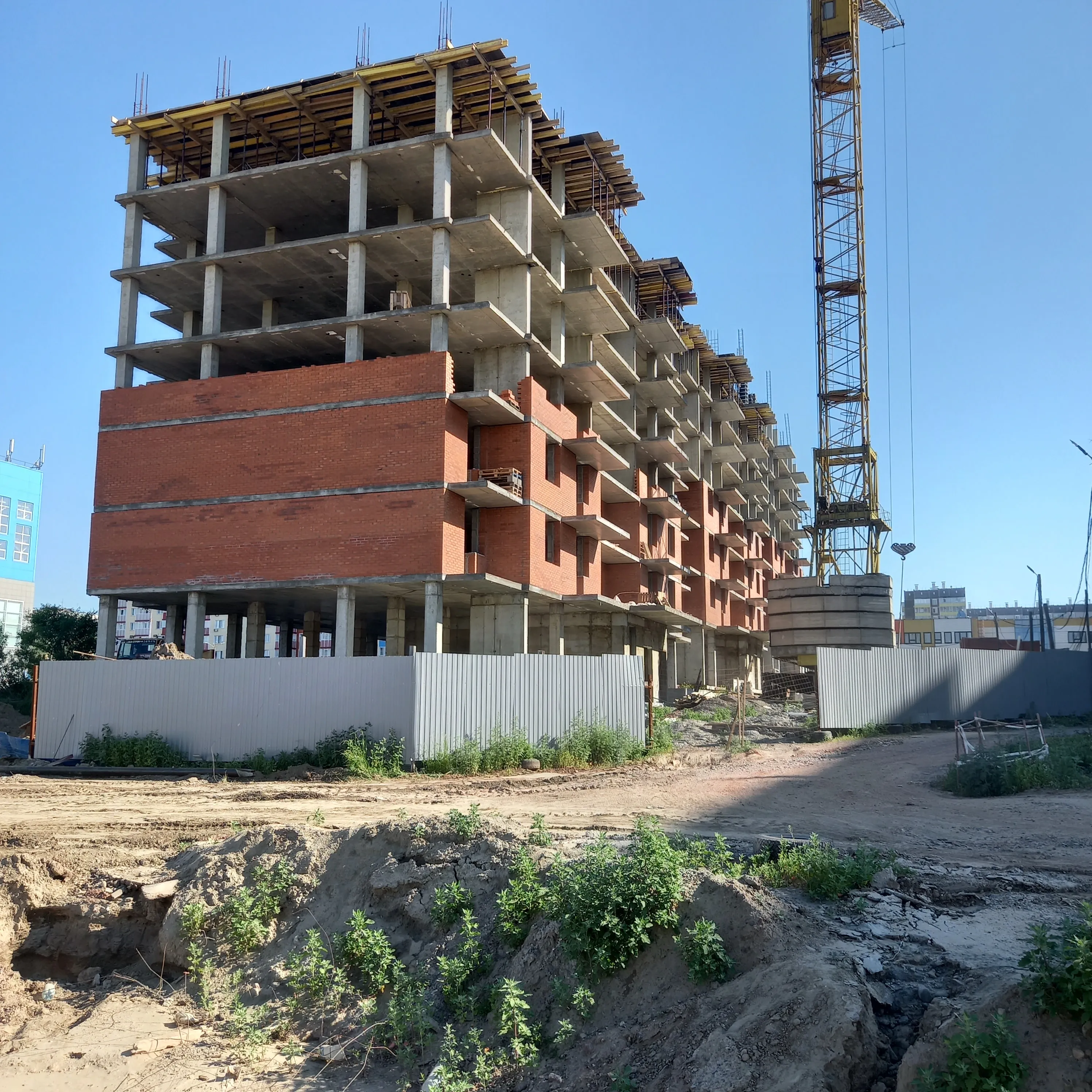 ЖК Микрорайон 8, д. 14, корпус Б ход строительства