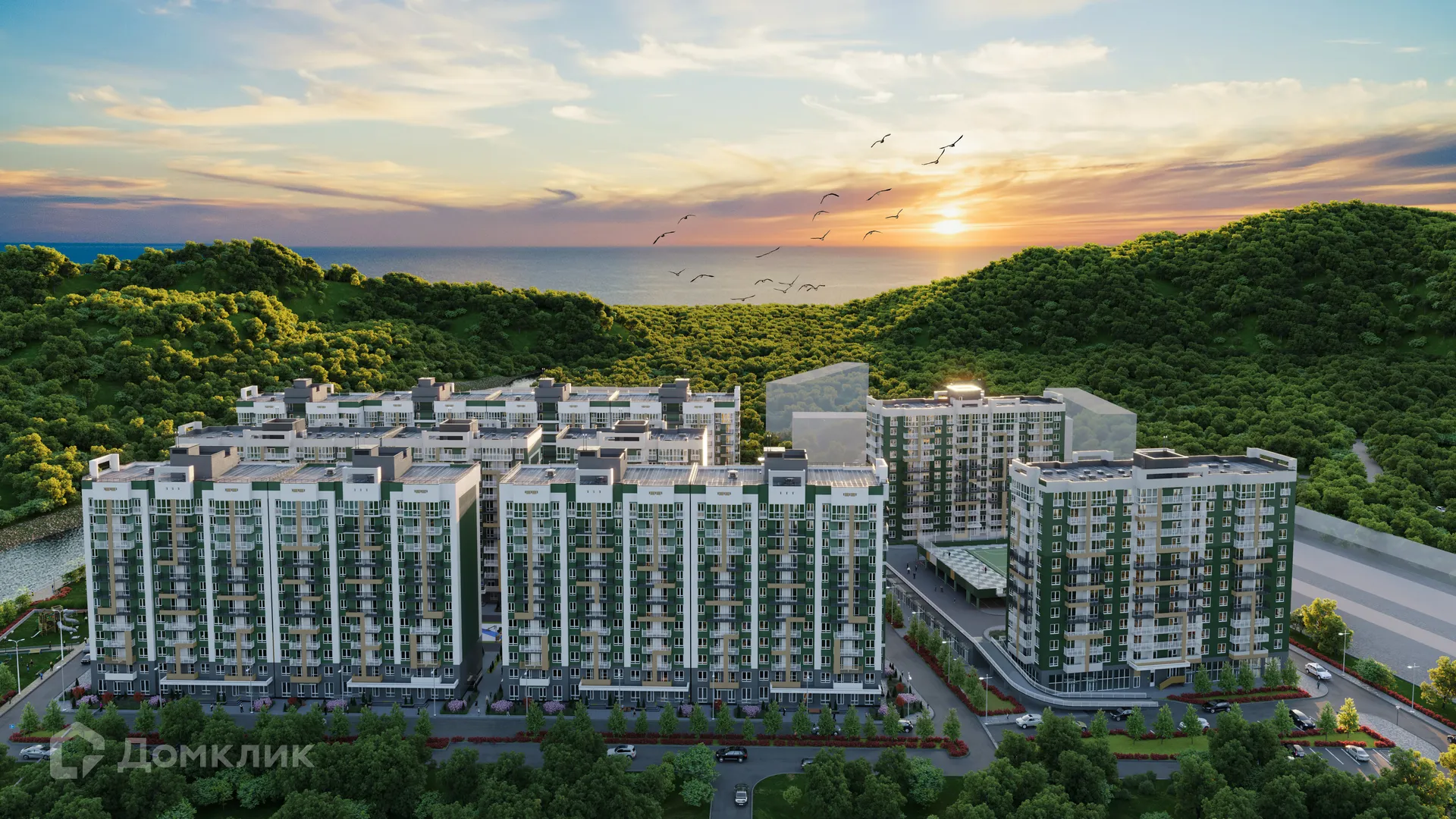 Планировка 1-комнатной квартиры 37.1 м² в ЖК ЖК ФЛОРА, г. Сочи — фото 10