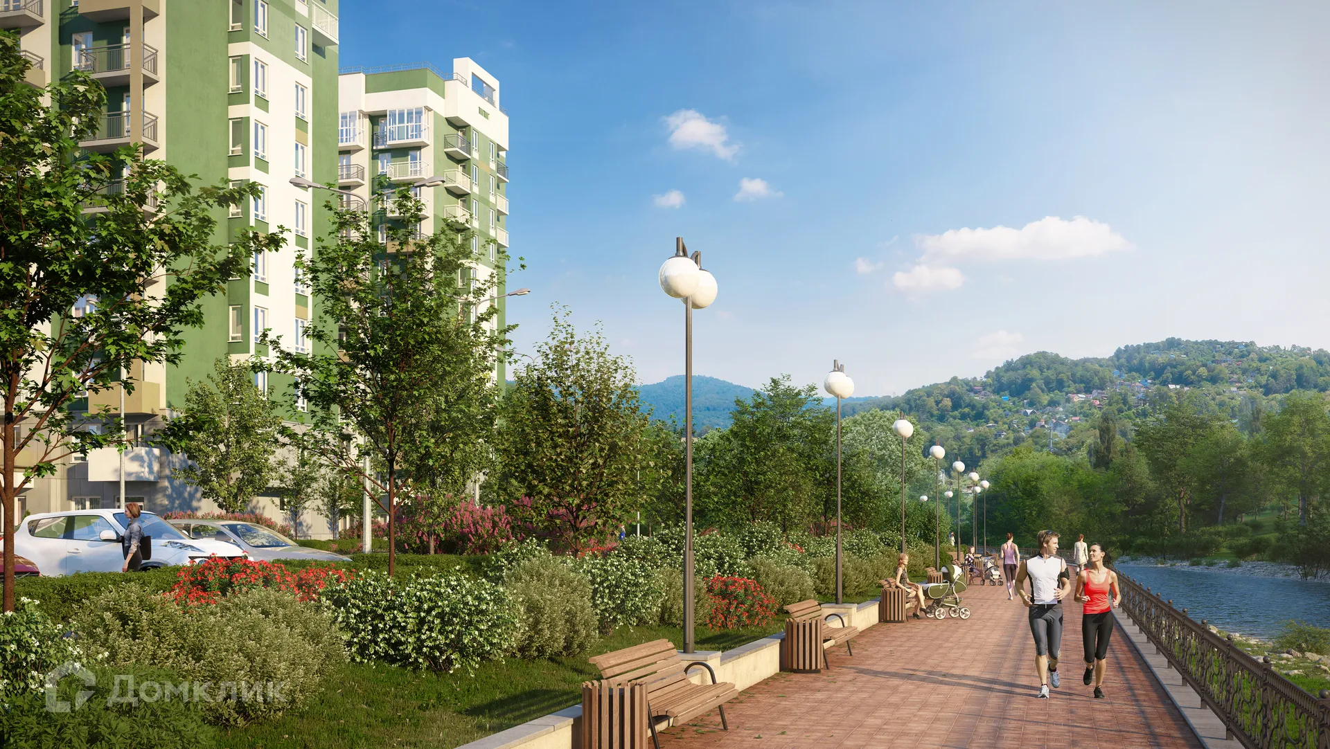 Планировка 1-комнатной квартиры 37.1 м² в ЖК ЖК ФЛОРА, г. Сочи — фото 12