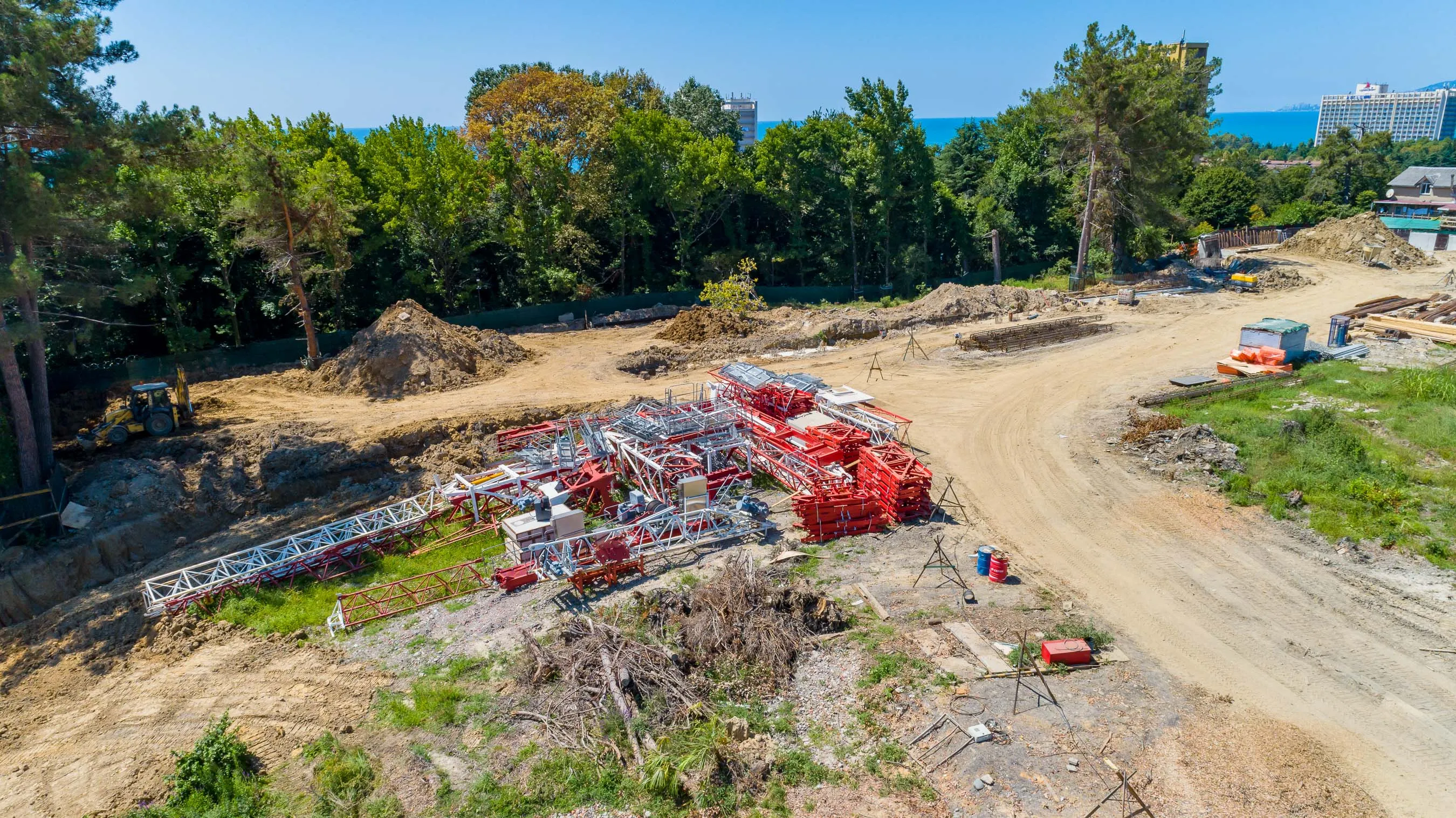 ЖК Гостиничный комплекс "Нескучный сад" ход строительства