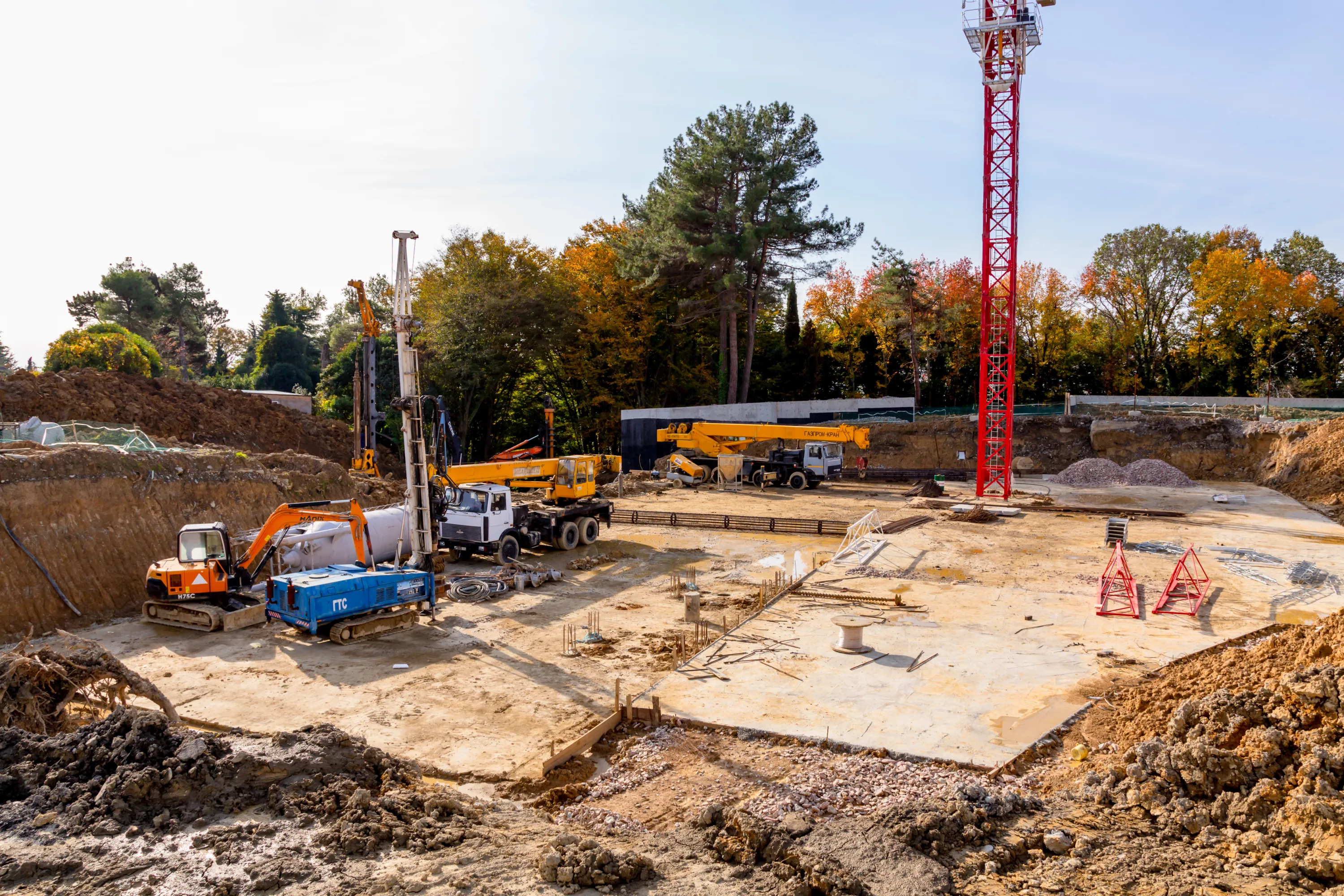 ЖК Гостиничный комплекс "Нескучный сад" ход строительства