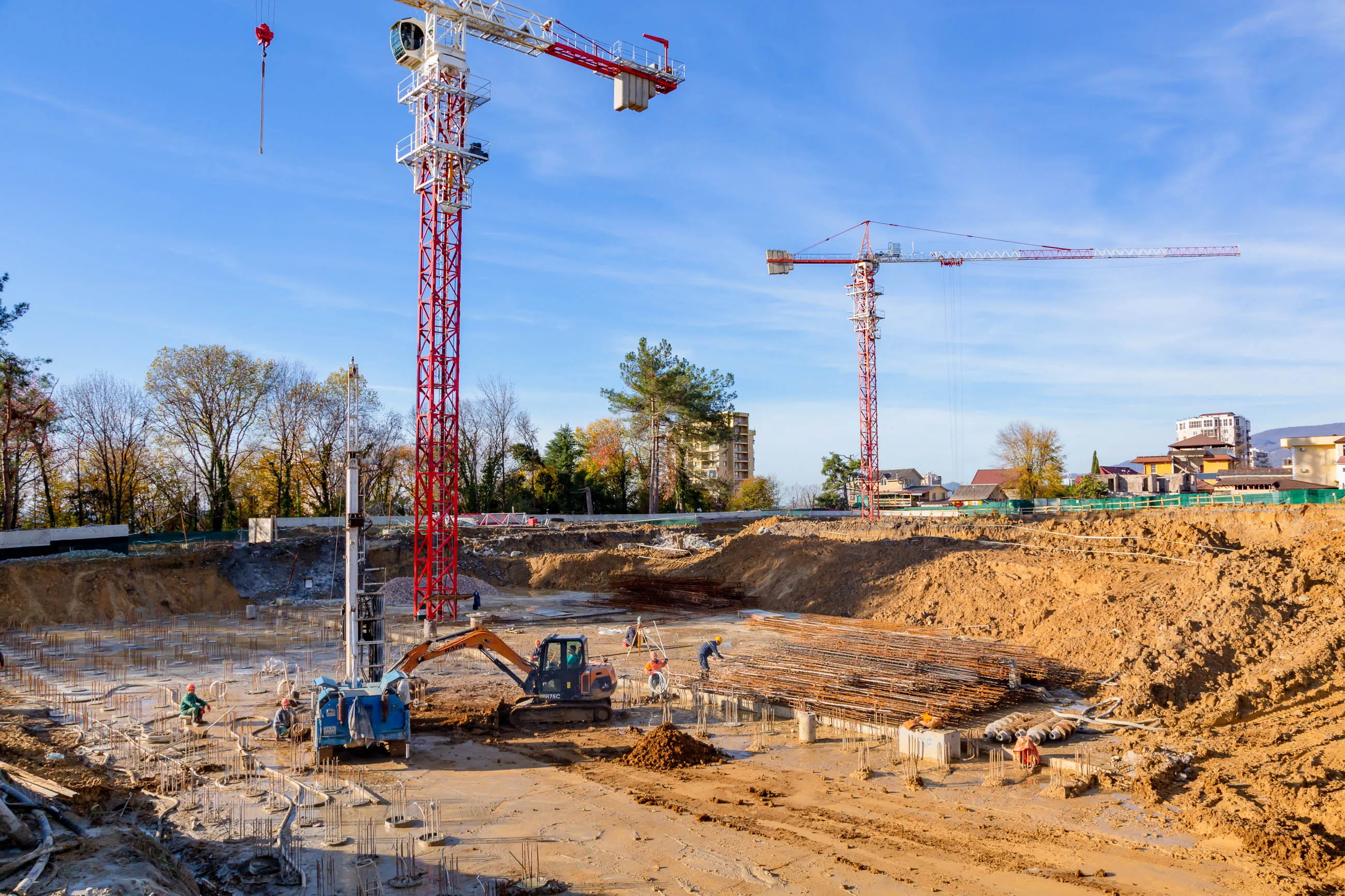 ЖК Гостиничный комплекс "Нескучный сад" ход строительства