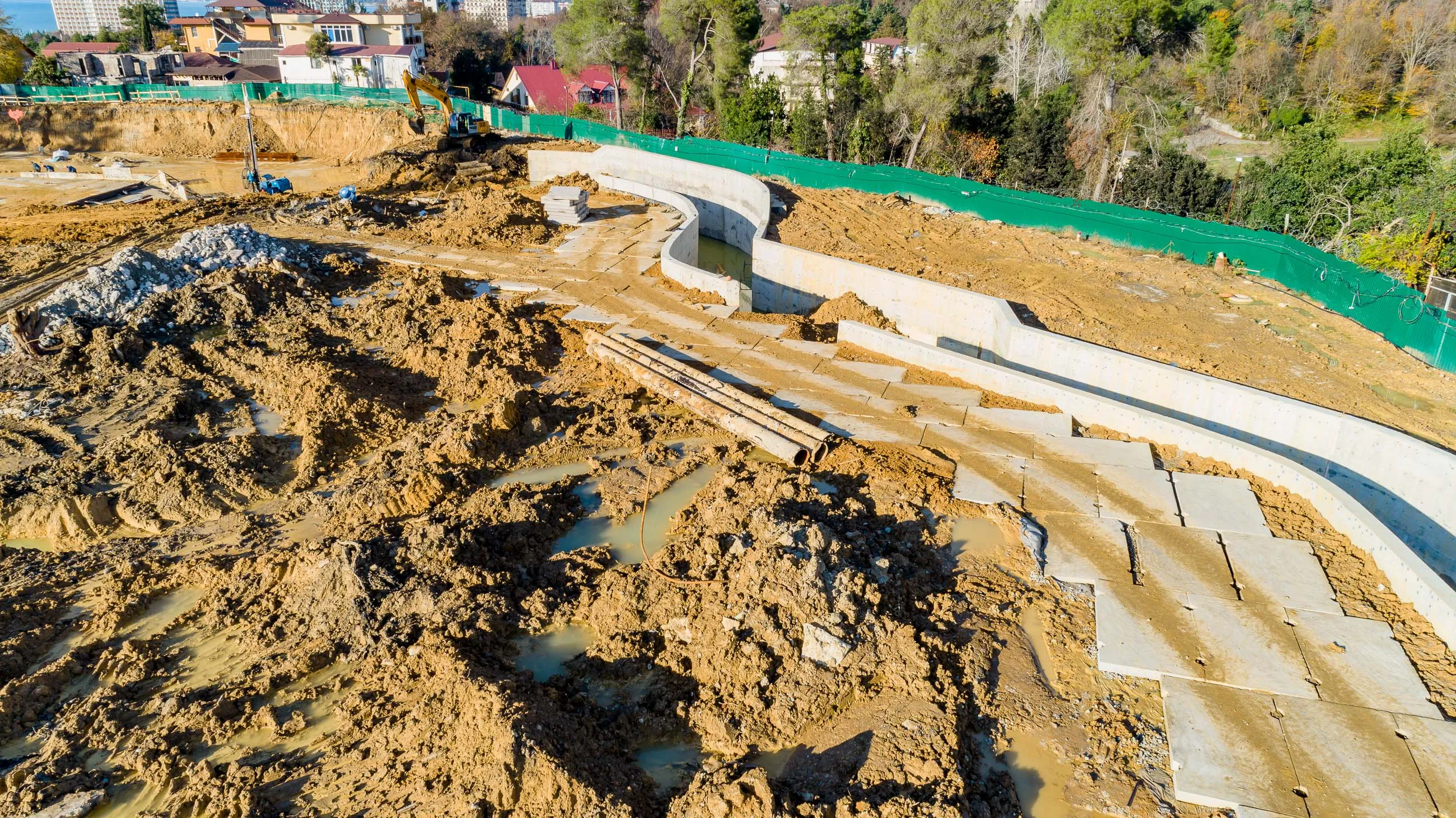 ЖК Гостиничный комплекс "Нескучный сад" ход строительства