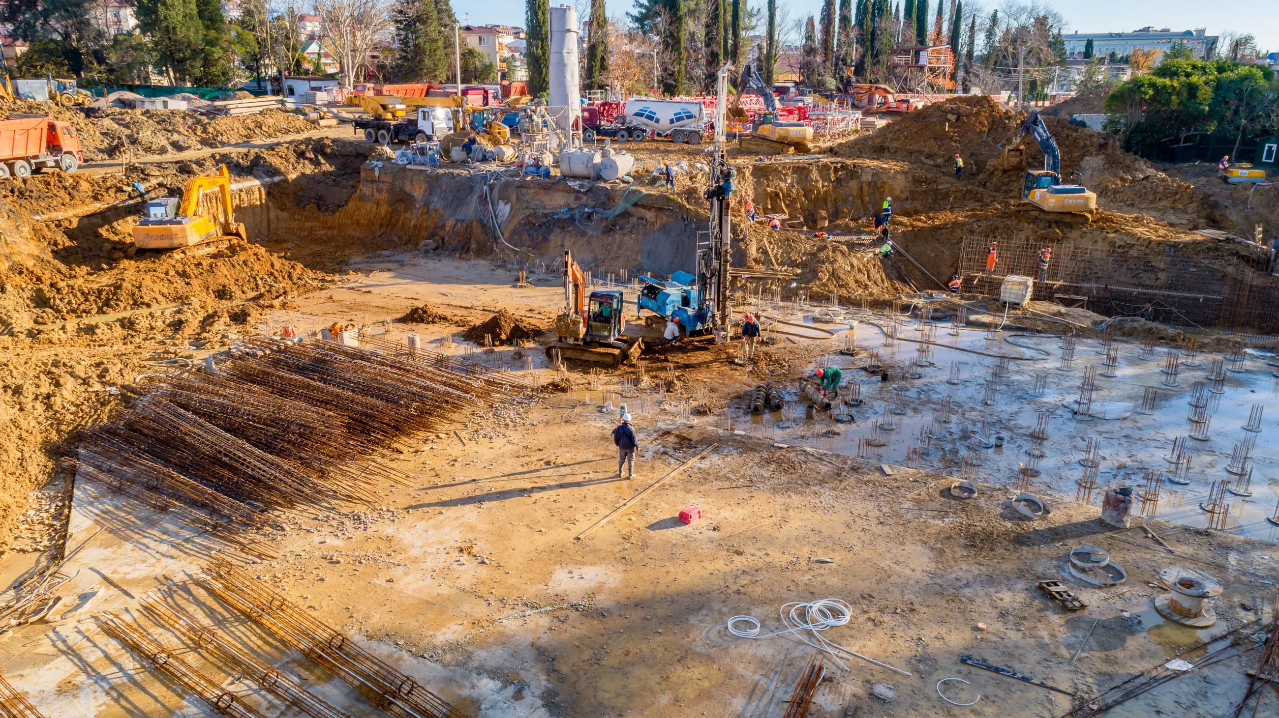 ЖК Гостиничный комплекс "Нескучный сад" ход строительства