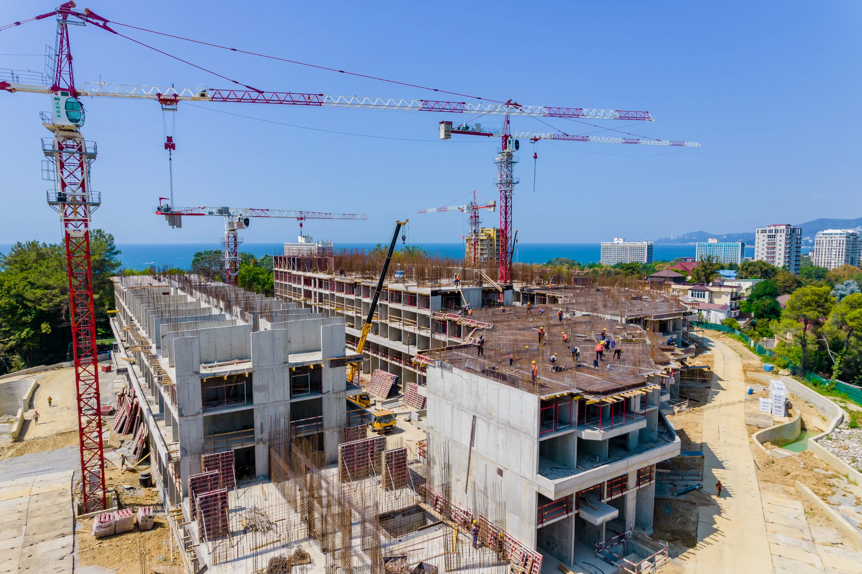 ЖК Гостиничный комплекс "Нескучный сад" ход строительства