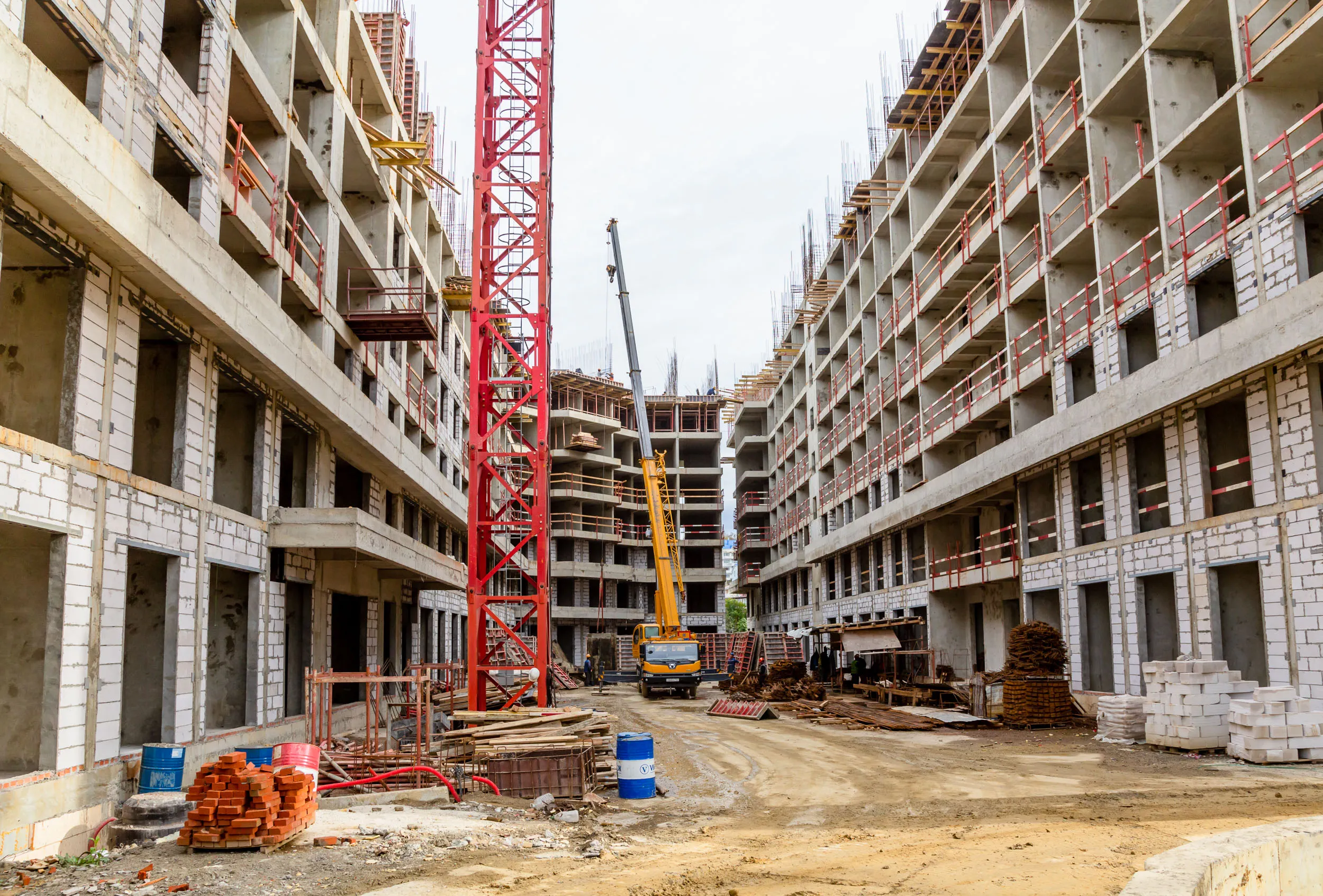 ЖК Гостиничный комплекс "Нескучный сад" ход строительства