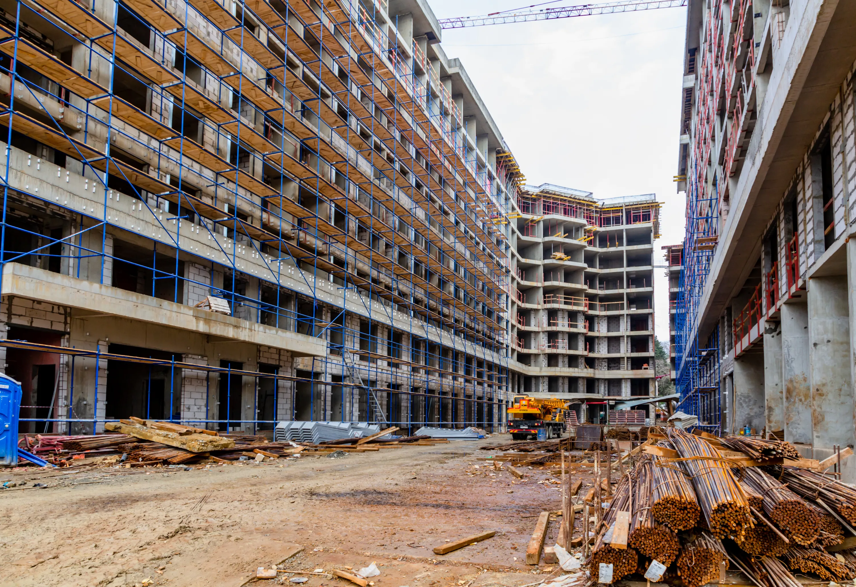 ЖК Гостиничный комплекс "Нескучный сад" ход строительства