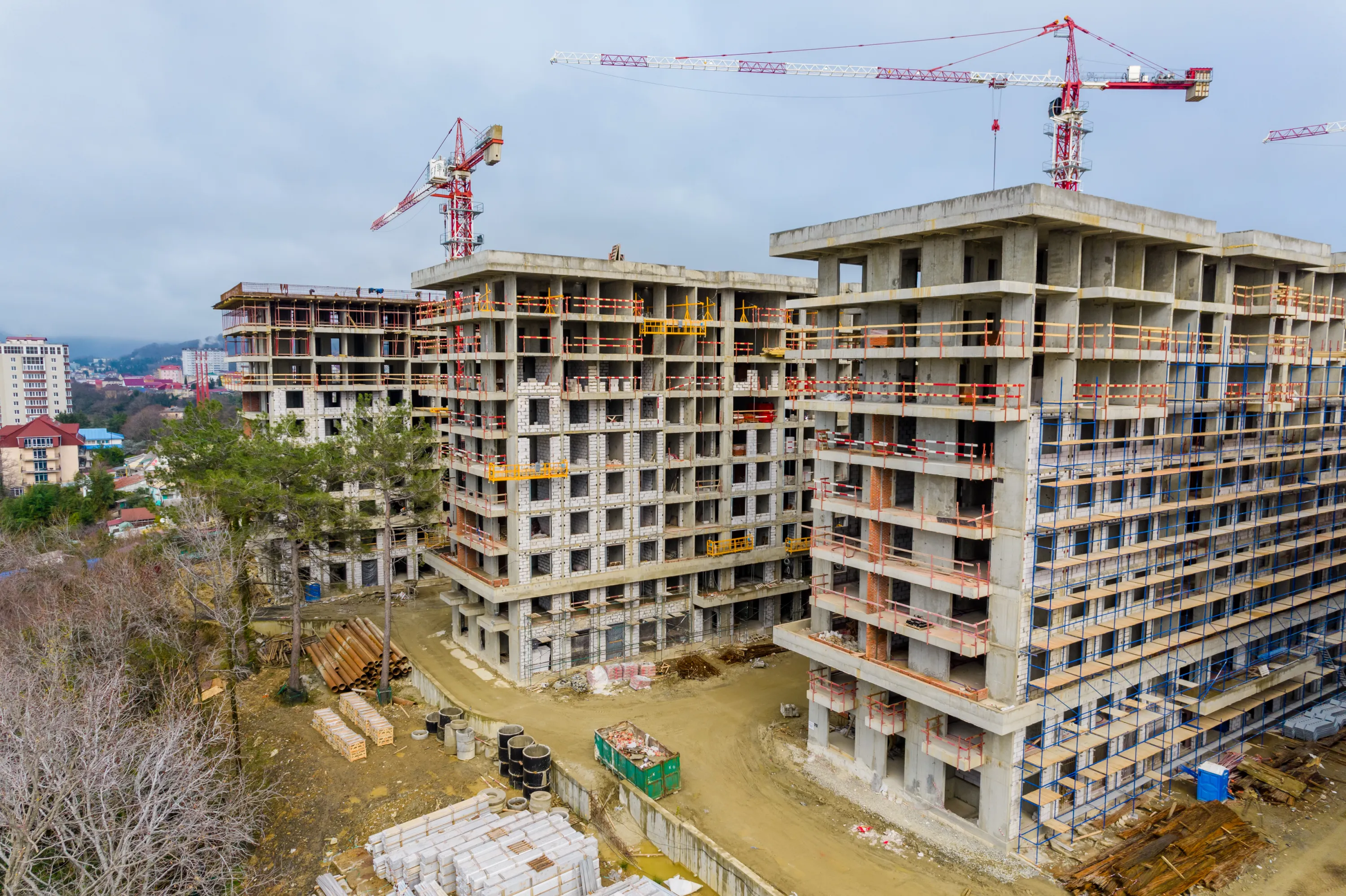 ЖК Гостиничный комплекс "Нескучный сад" ход строительства