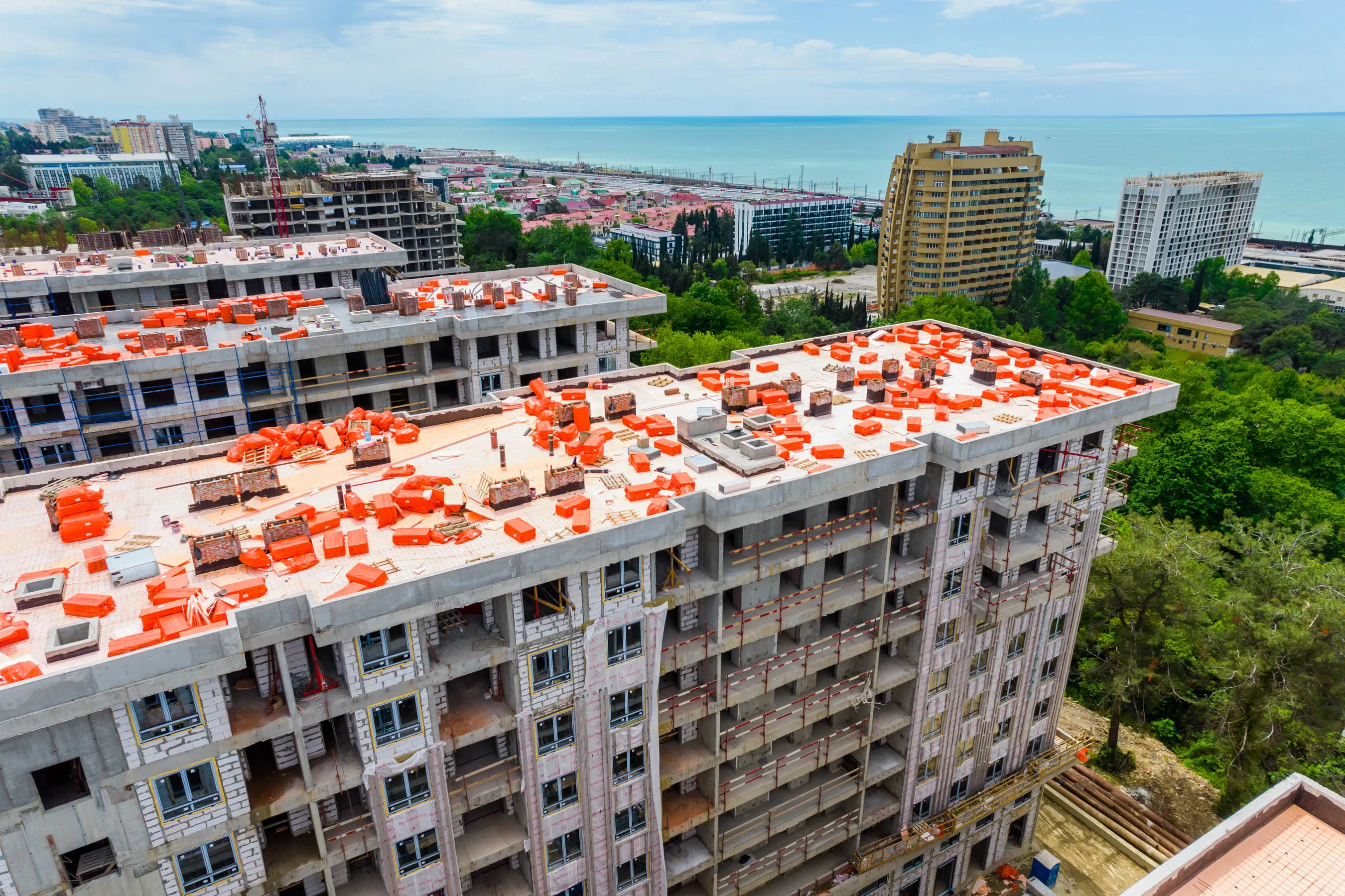 ЖК Гостиничный комплекс "Нескучный сад" ход строительства