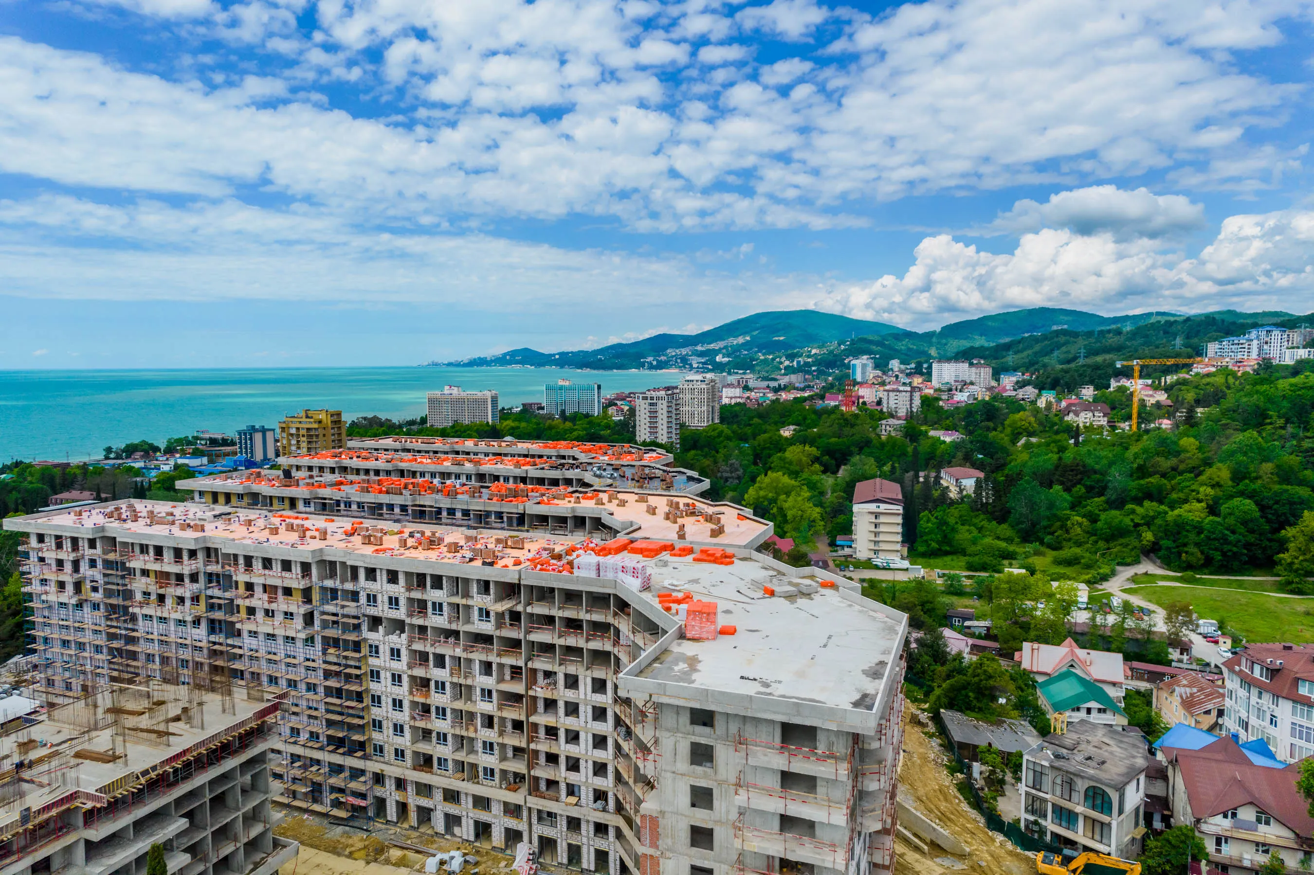 ЖК Гостиничный комплекс "Нескучный сад" ход строительства