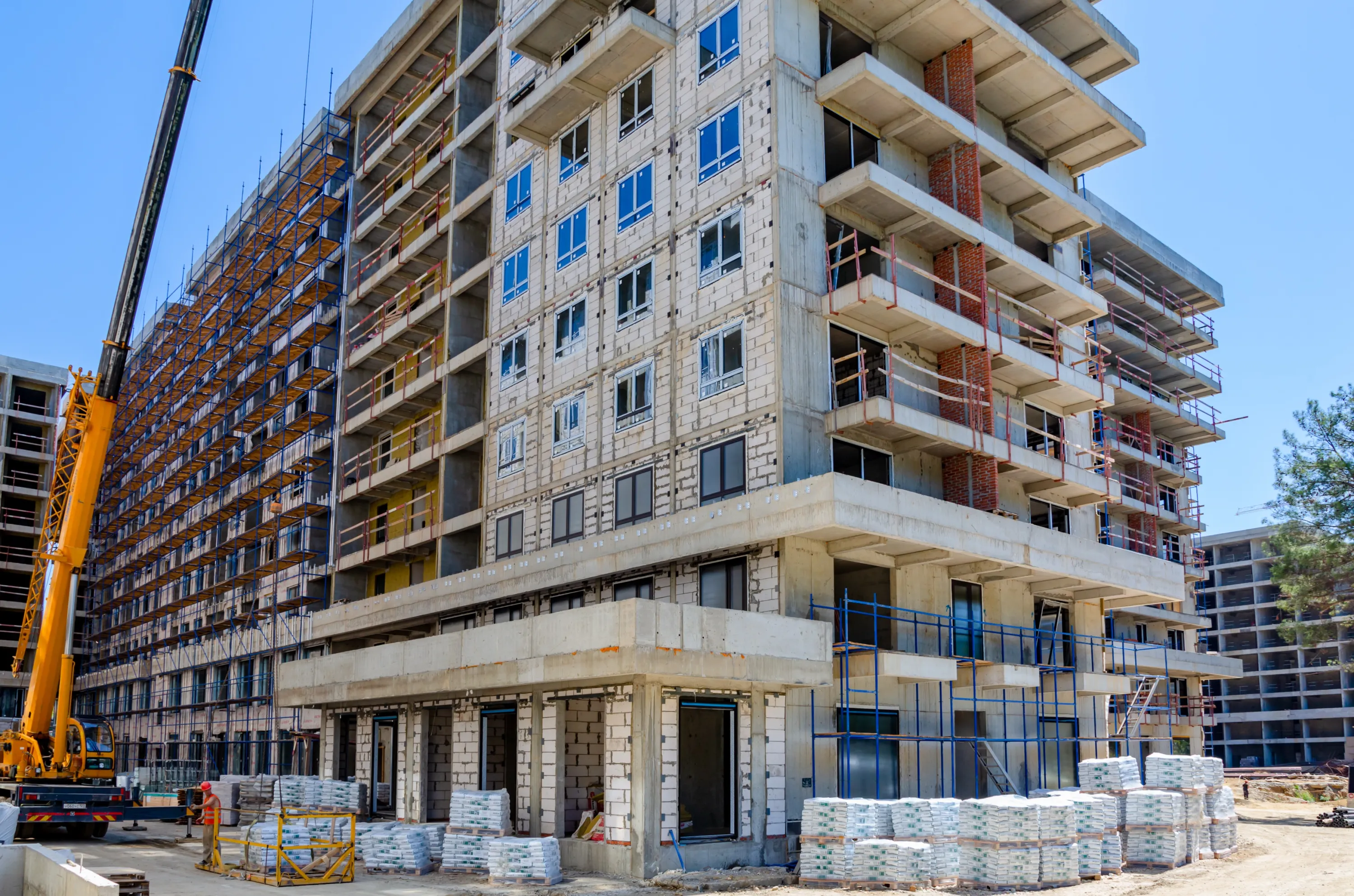 ЖК Гостиничный комплекс "Нескучный сад" ход строительства