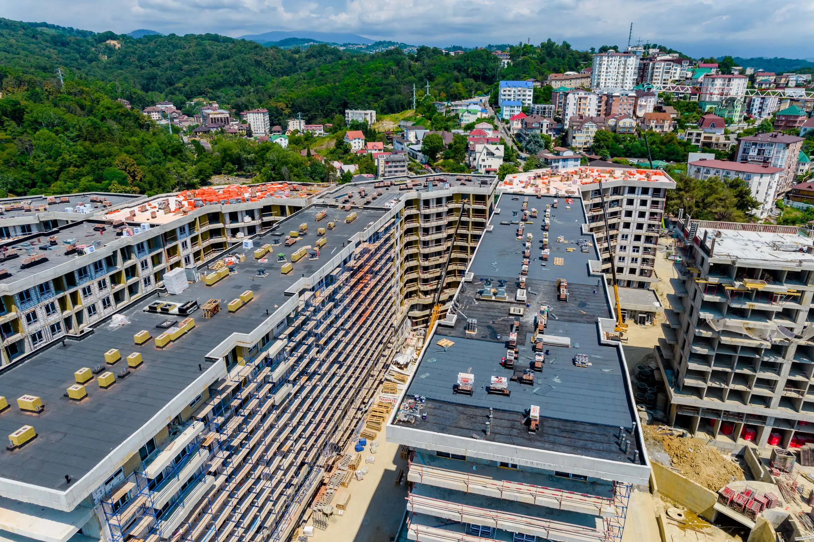 ЖК Гостиничный комплекс "Нескучный сад" ход строительства