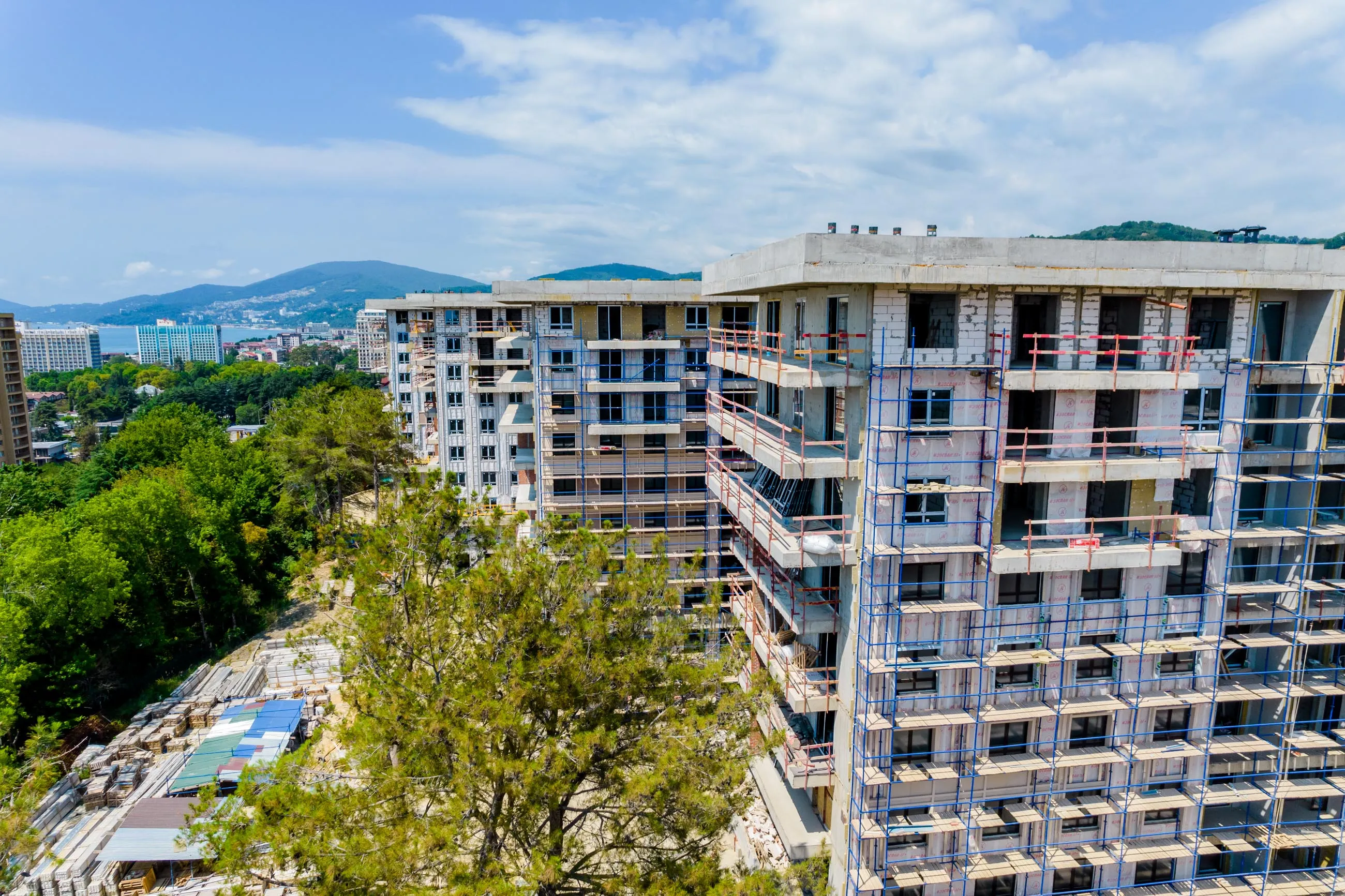 ЖК Гостиничный комплекс "Нескучный сад" ход строительства