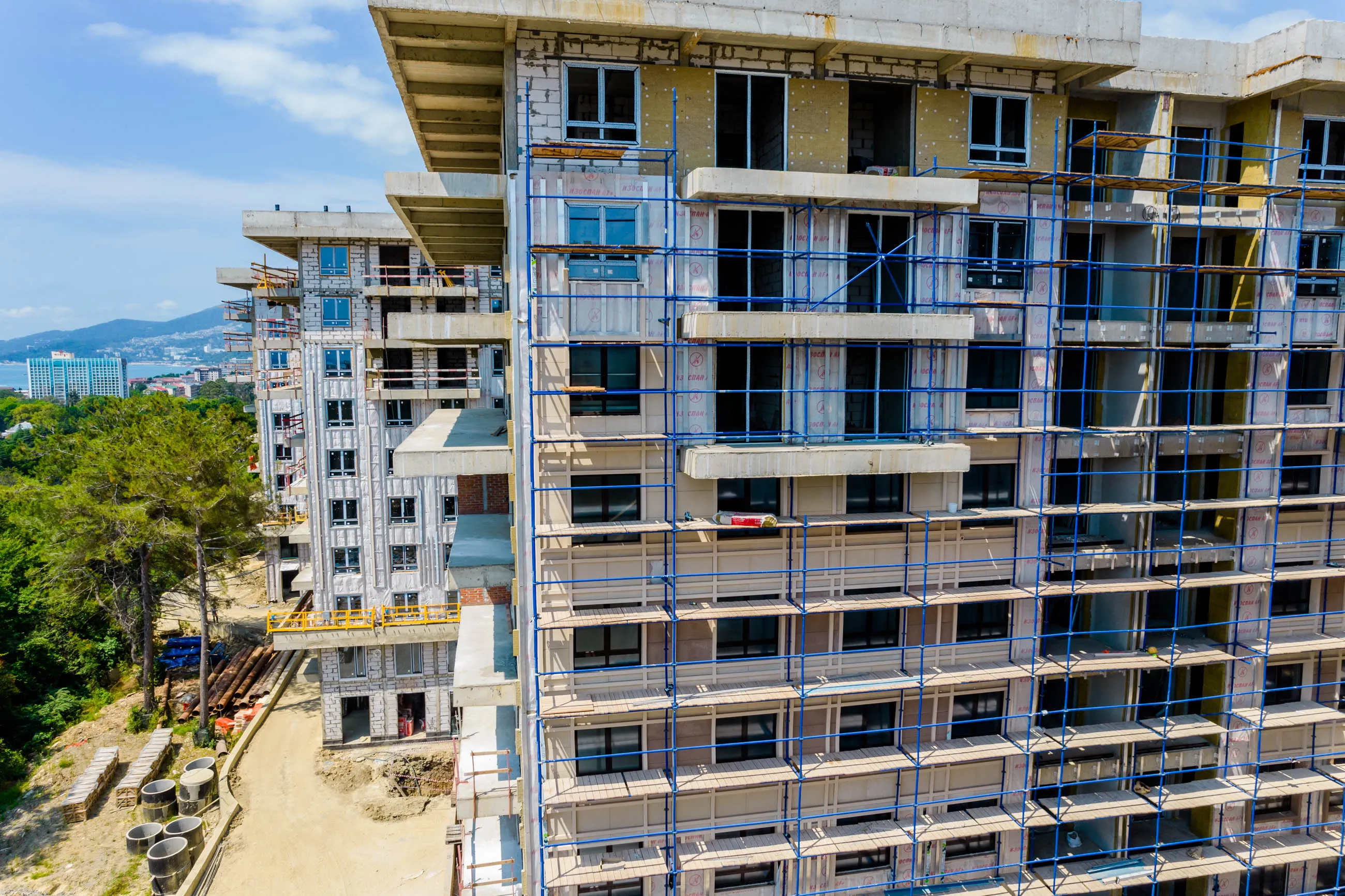 ЖК Гостиничный комплекс "Нескучный сад" ход строительства