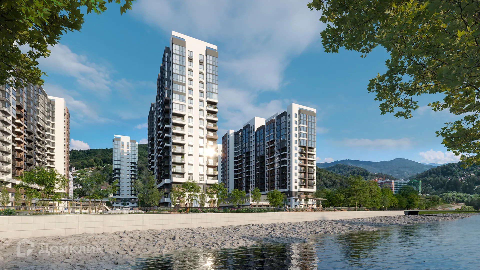 Планировка 1-комнатной квартиры 37 м² в ЖК ЖК Лестория, г. Сочи — фото 6