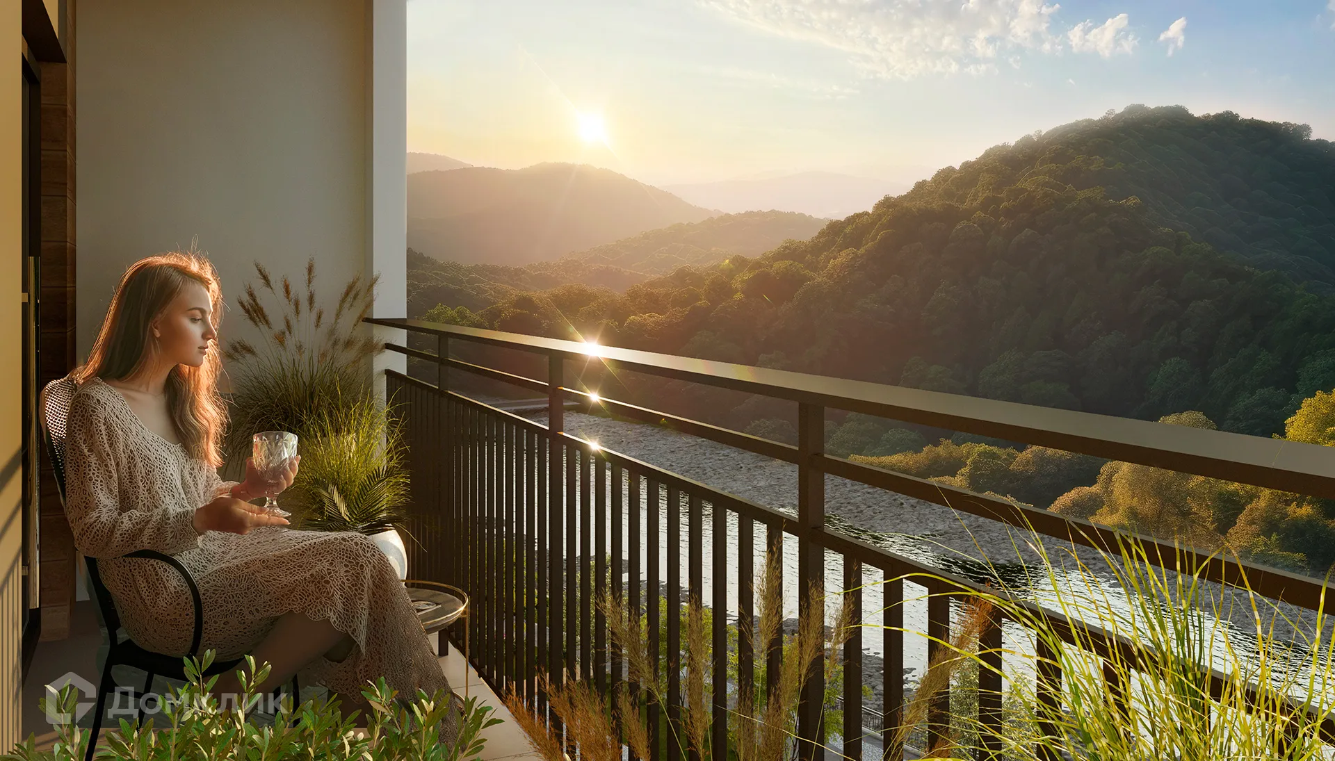 Планировка 1-комнатной квартиры 37 м² в ЖК ЖК Лестория, г. Сочи — фото 10