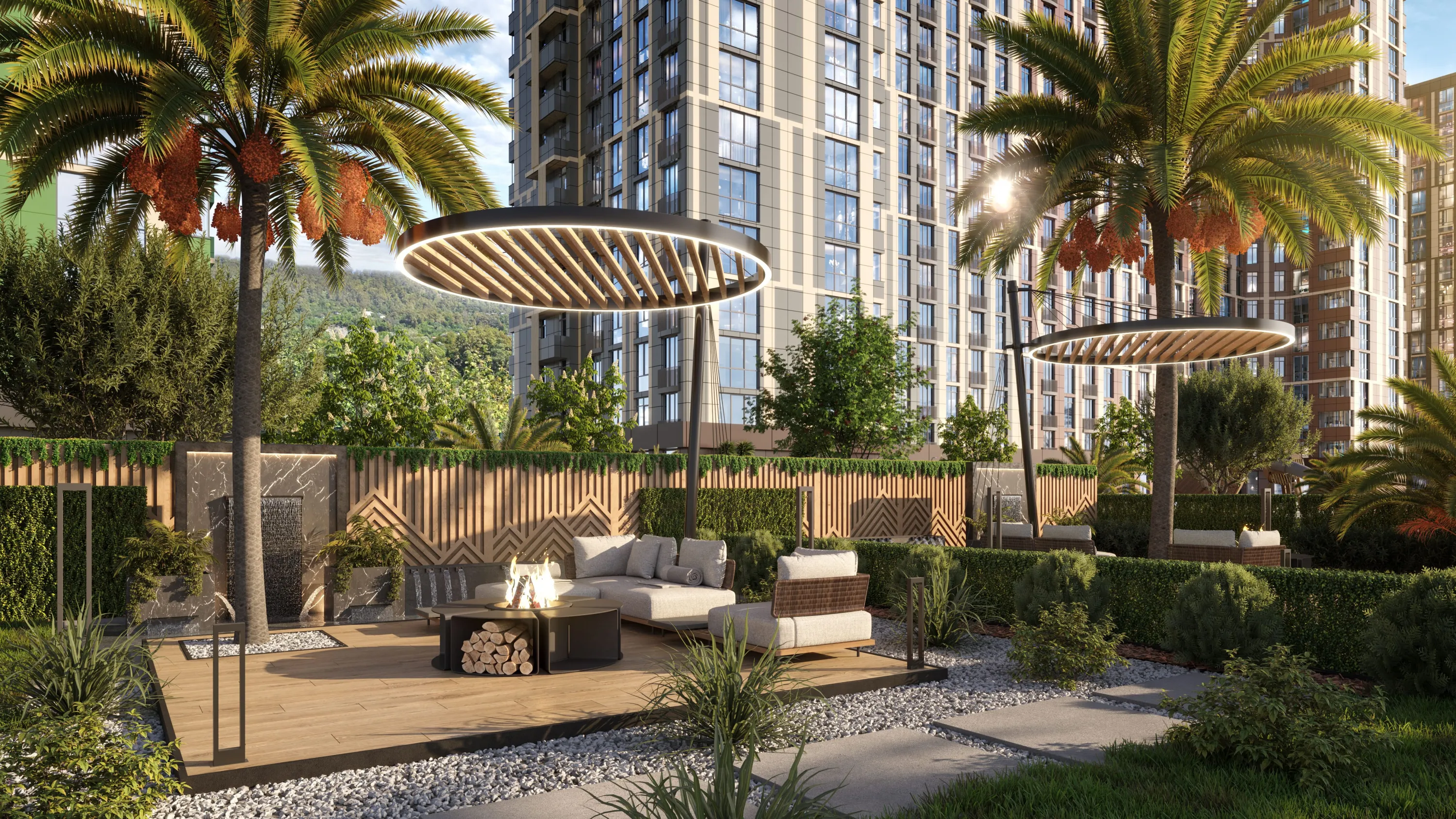 Планировка 1-комнатной квартиры 43.38 м² в ЖК ЖК Светский лес, г. Сочи — фото 4