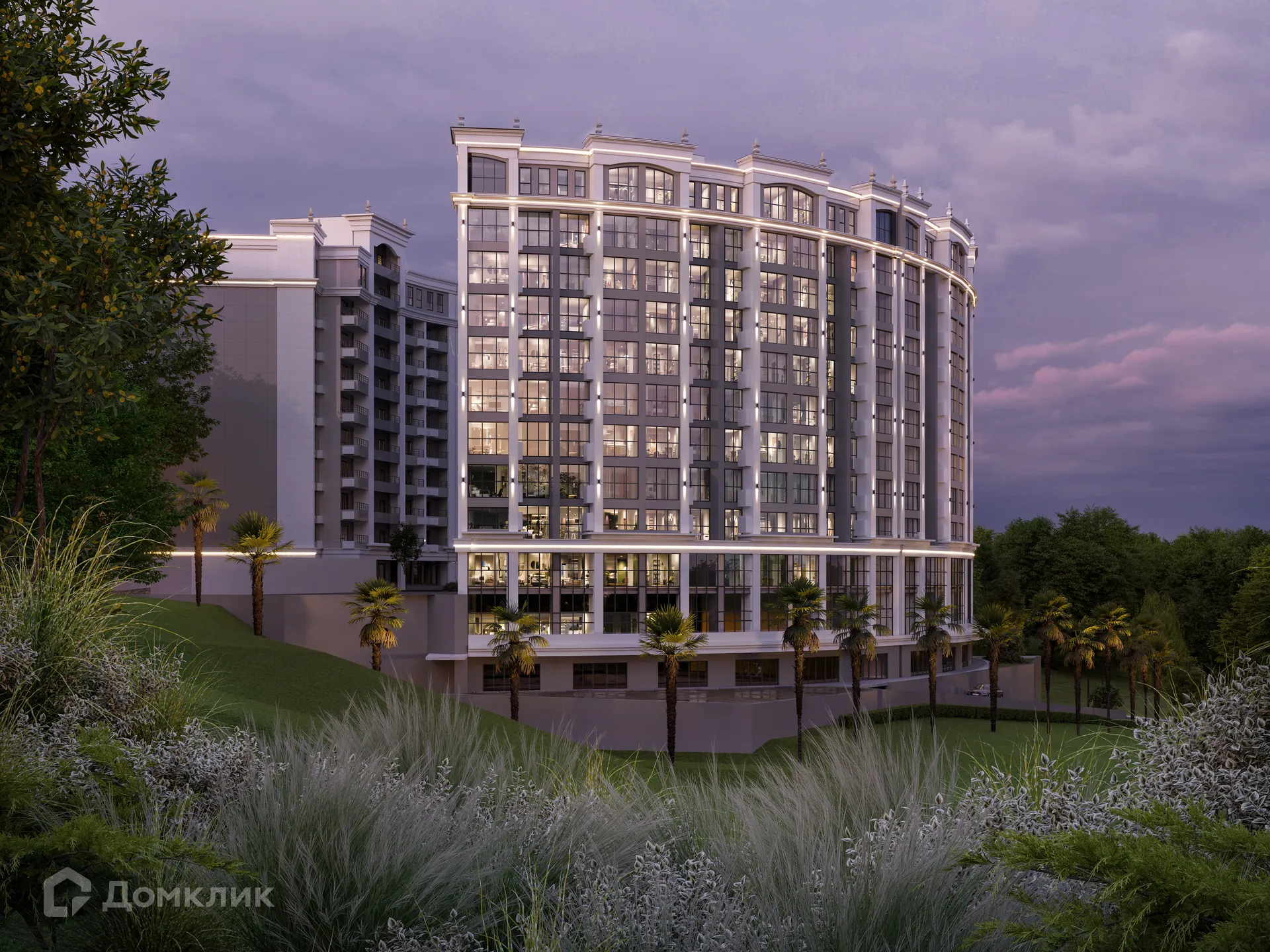 Планировка 1-комнатной квартиры 36.17 м² в ЖК ЖК Отражение, г. Сочи — фото 3