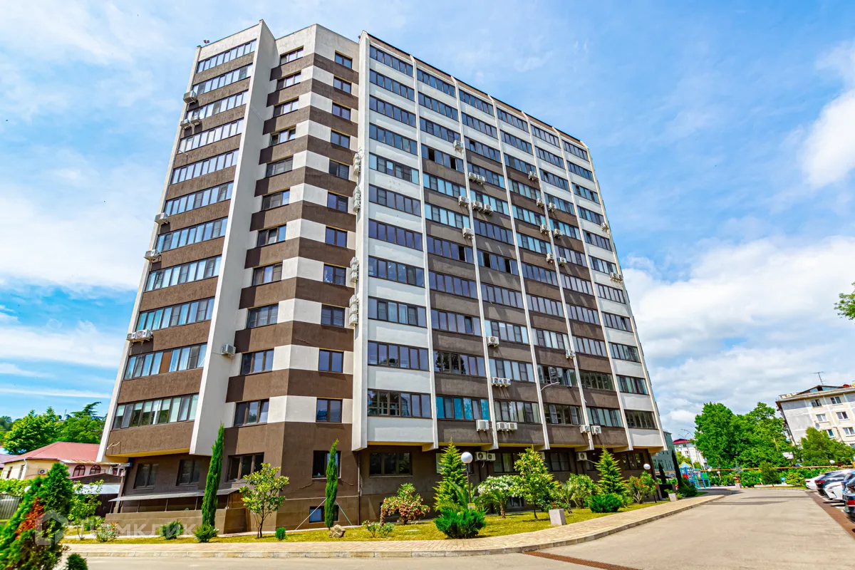 Планировка 2-комнатной квартиры 54.7 м² в ЖК "Дагомыс Парк", г. Сочи — фото 1