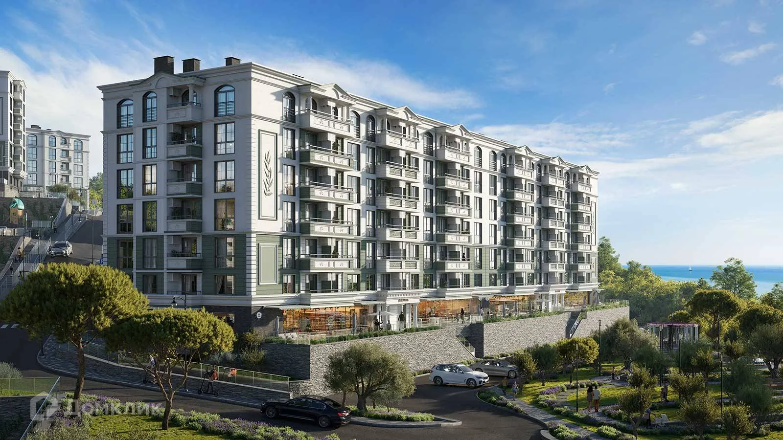 Планировка 1-комнатной квартиры 30.2 м² в ЖК ЖК OLIVIA (ОЛИВИА), г. Сочи — фото 6