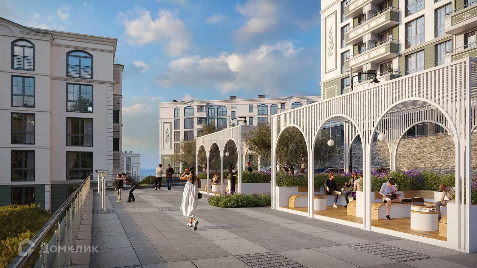 Планировка 1-комнатной квартиры 30.2 м² в ЖК ЖК OLIVIA (ОЛИВИА), г. Сочи — фото 8