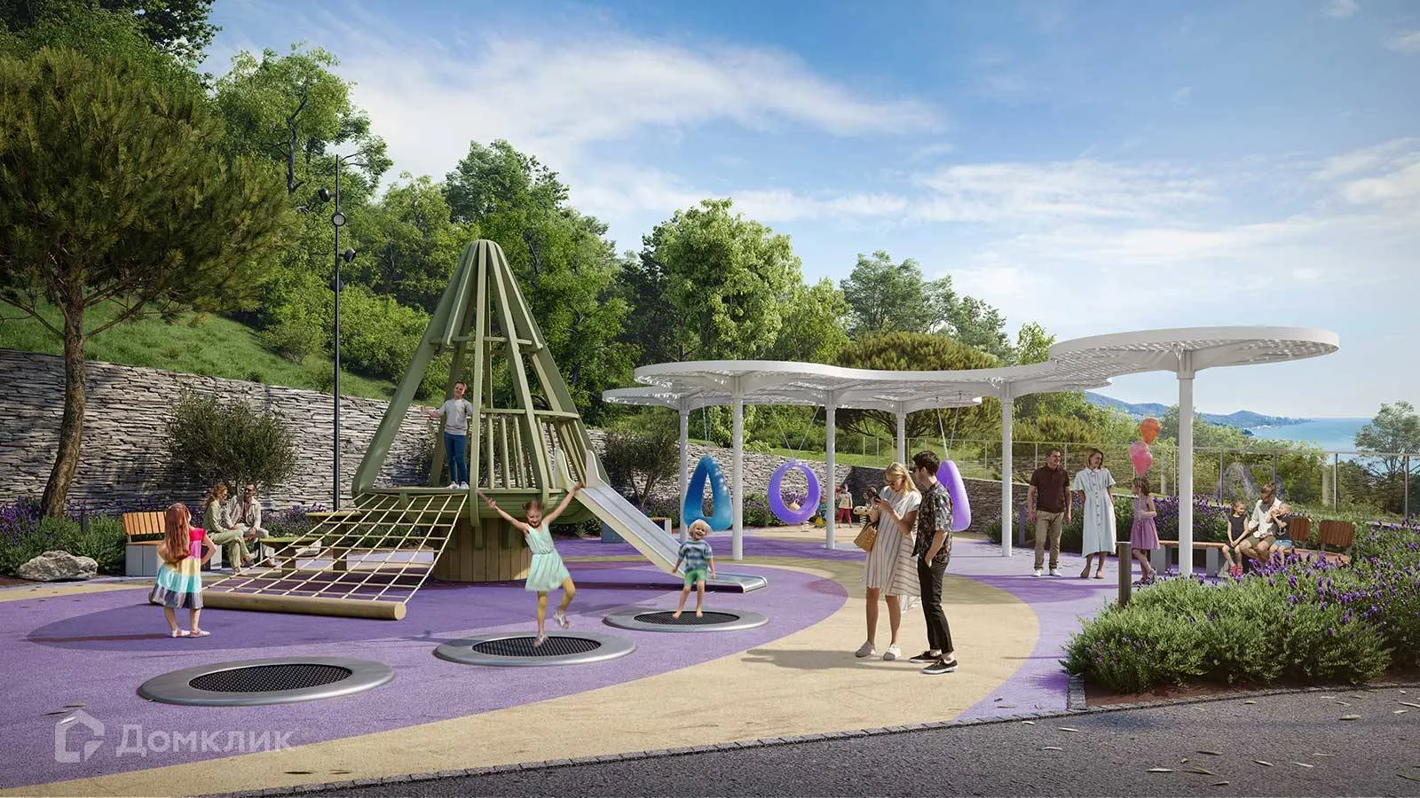 Планировка 1-комнатной квартиры 30.2 м² в ЖК ЖК OLIVIA (ОЛИВИА), г. Сочи — фото 12