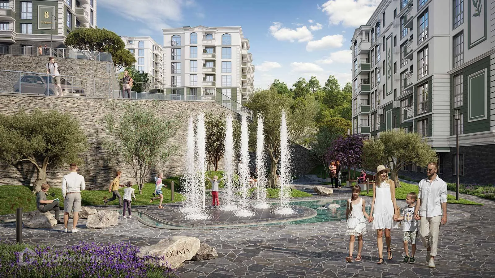 Планировка 1-комнатной квартиры 30.2 м² в ЖК ЖК OLIVIA (ОЛИВИА), г. Сочи — фото 13