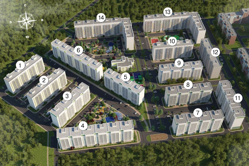 ЖК Южный бульвар ход строительства