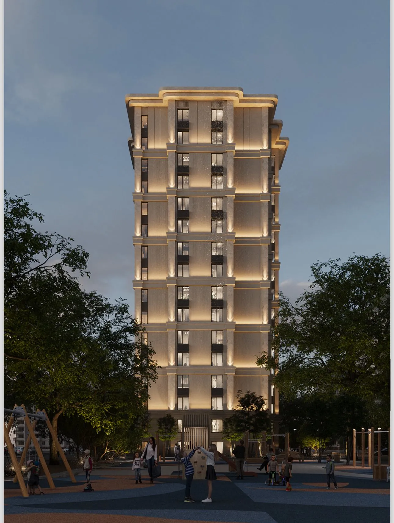 Планировка 3-комнатной квартиры 90.33 м² в ЖК ЖК Люксор, г. Тольятти — фото 6