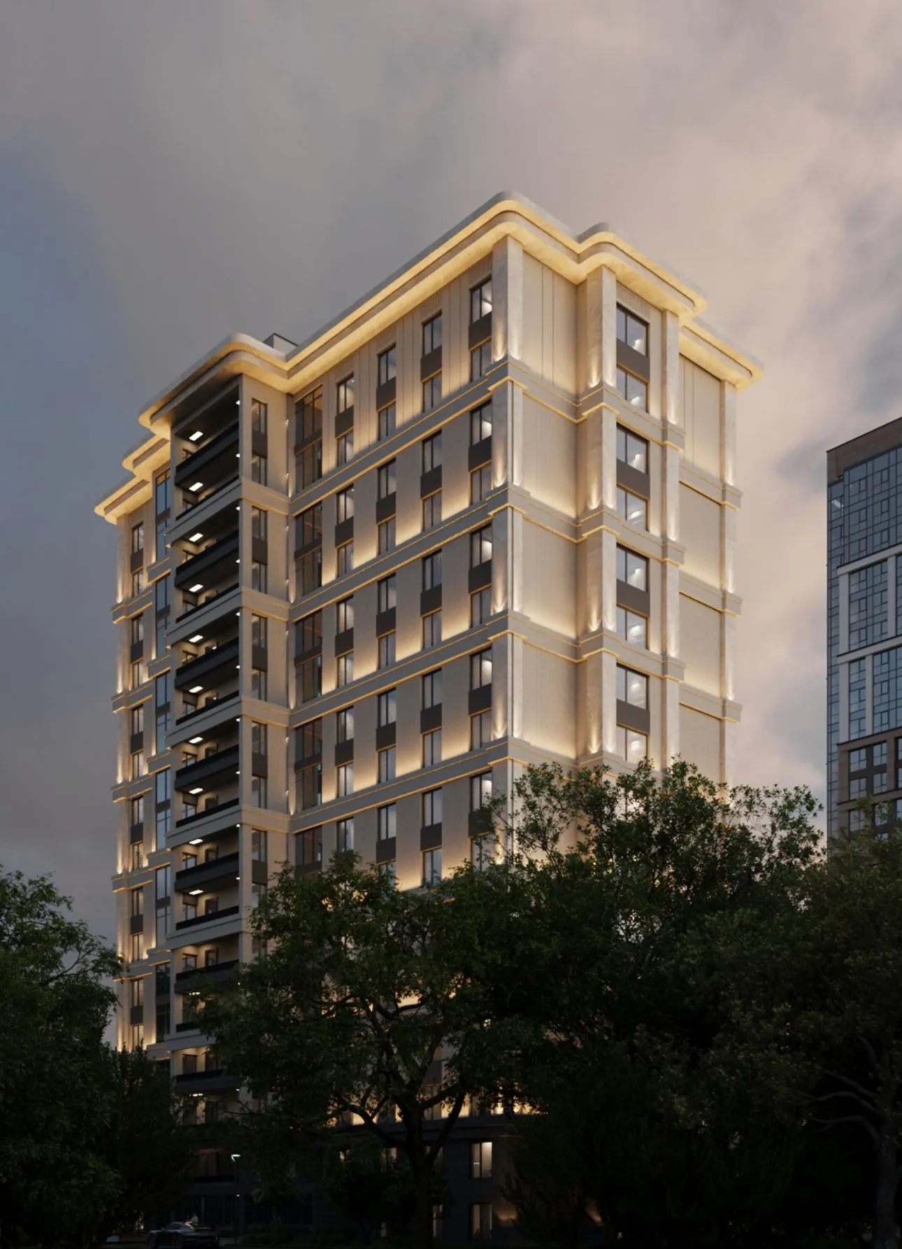 Планировка 3-комнатной квартиры 90.33 м² в ЖК ЖК Люксор, г. Тольятти — фото 7