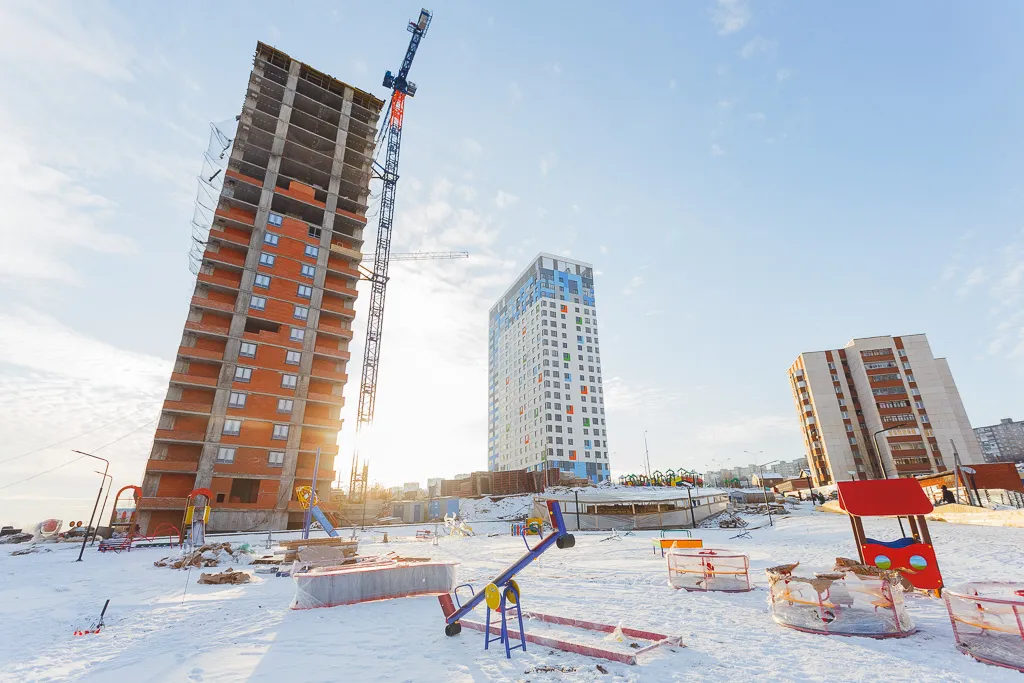 ЖК Микрорайон Республика ход строительства