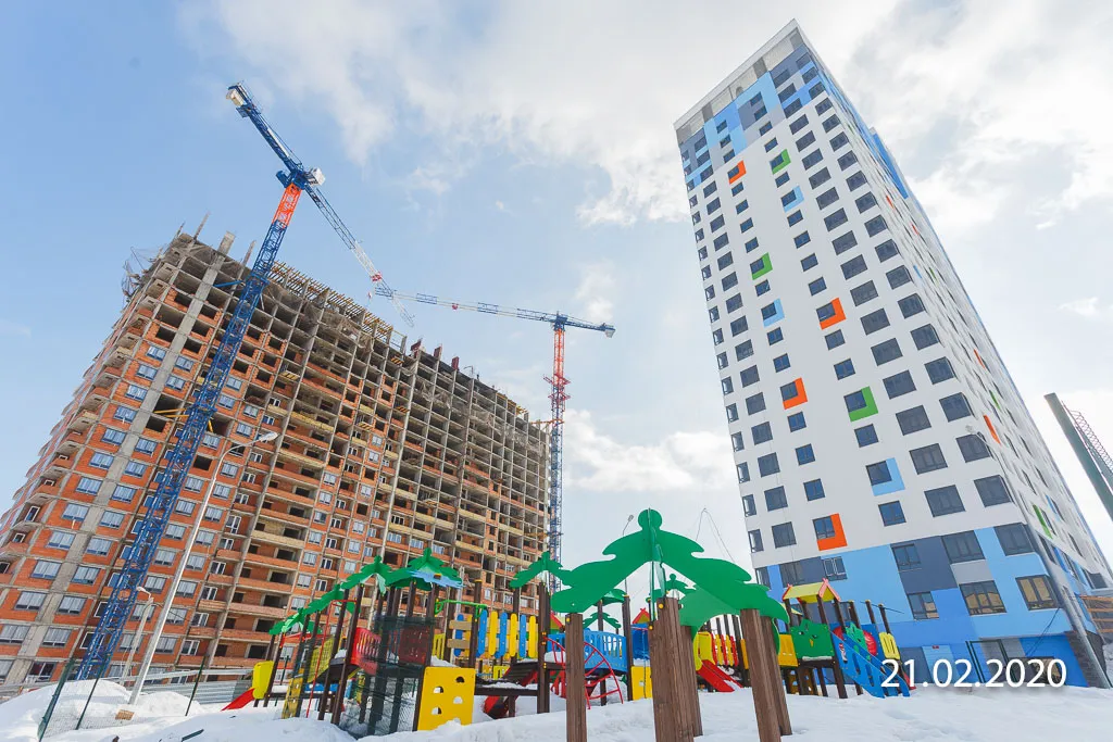 ЖК Микрорайон Республика ход строительства